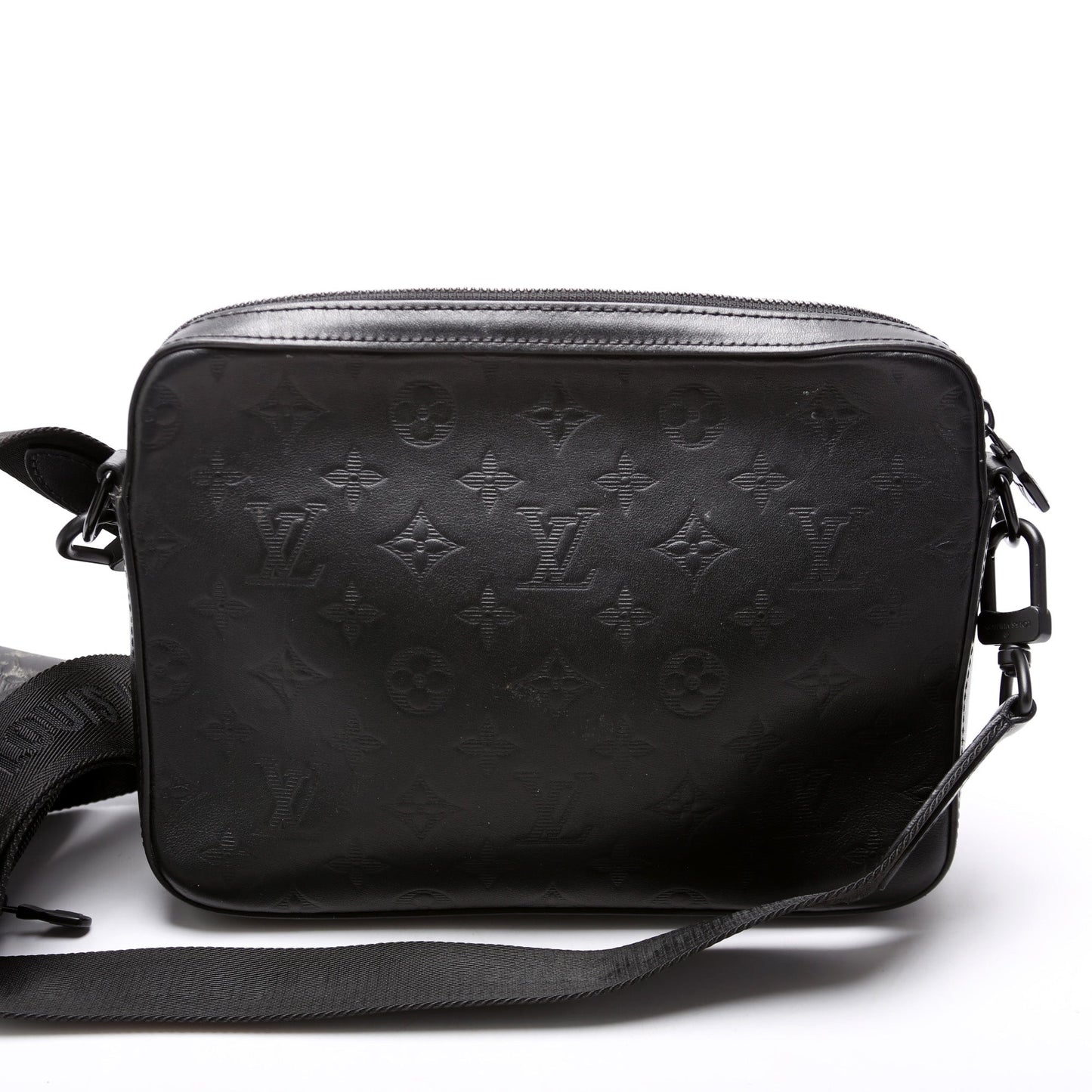 Louis Vuitton Duo Messenger Shadow Monogram Leather Crossbody Bag Leather 2