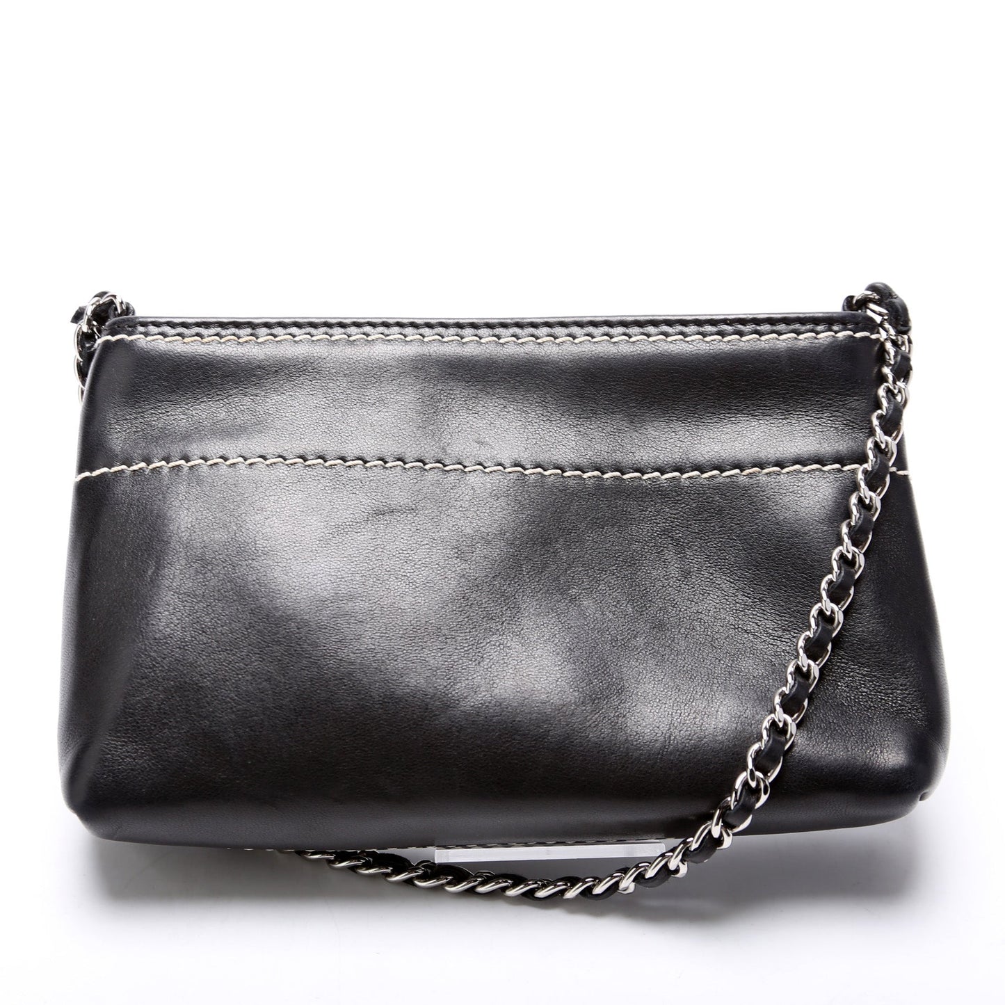 Chanel Lax Pochette Lambskin 8M Clutch Bag