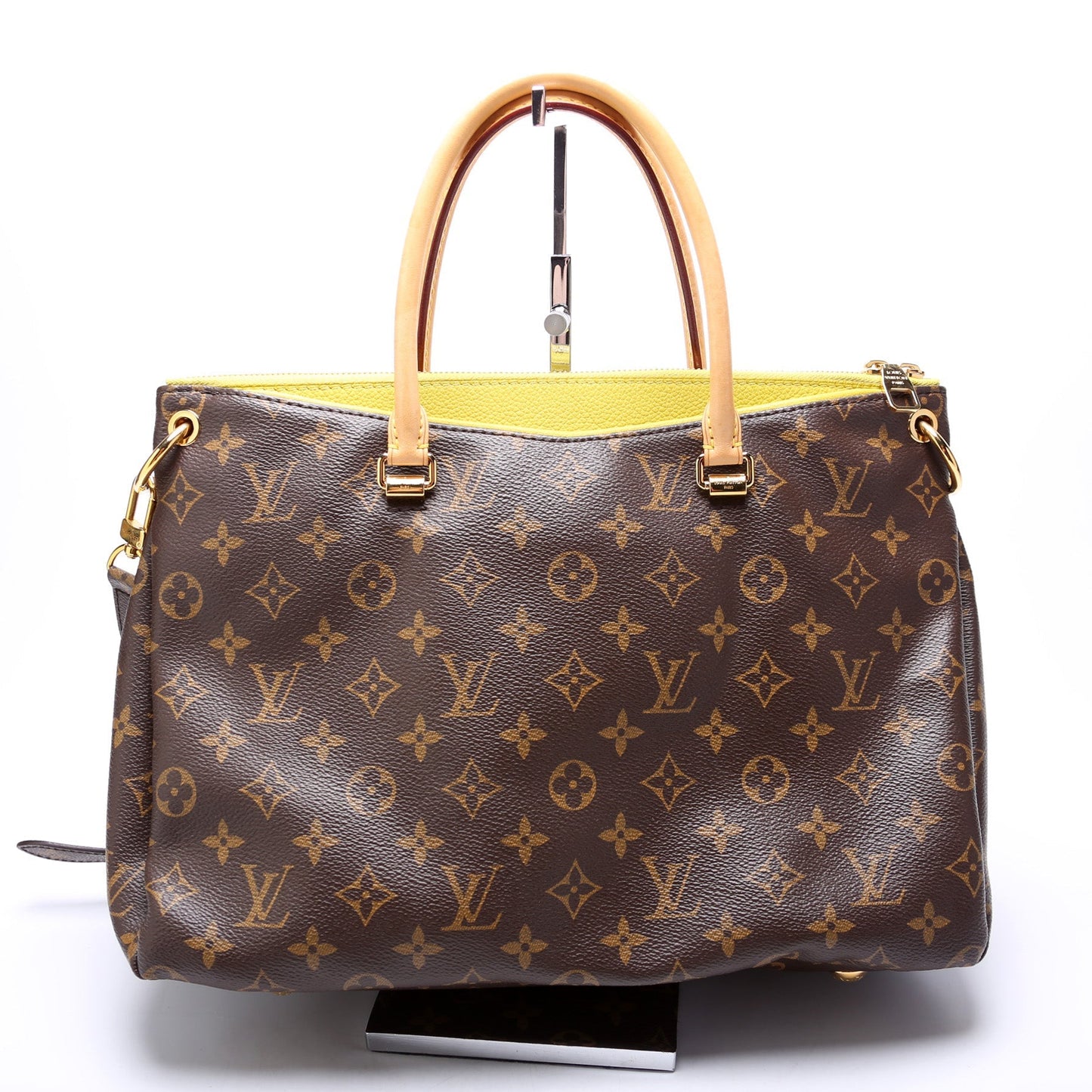 Louis Vuitton Pallas Side Monogram Canvas Tote Bag Side 2