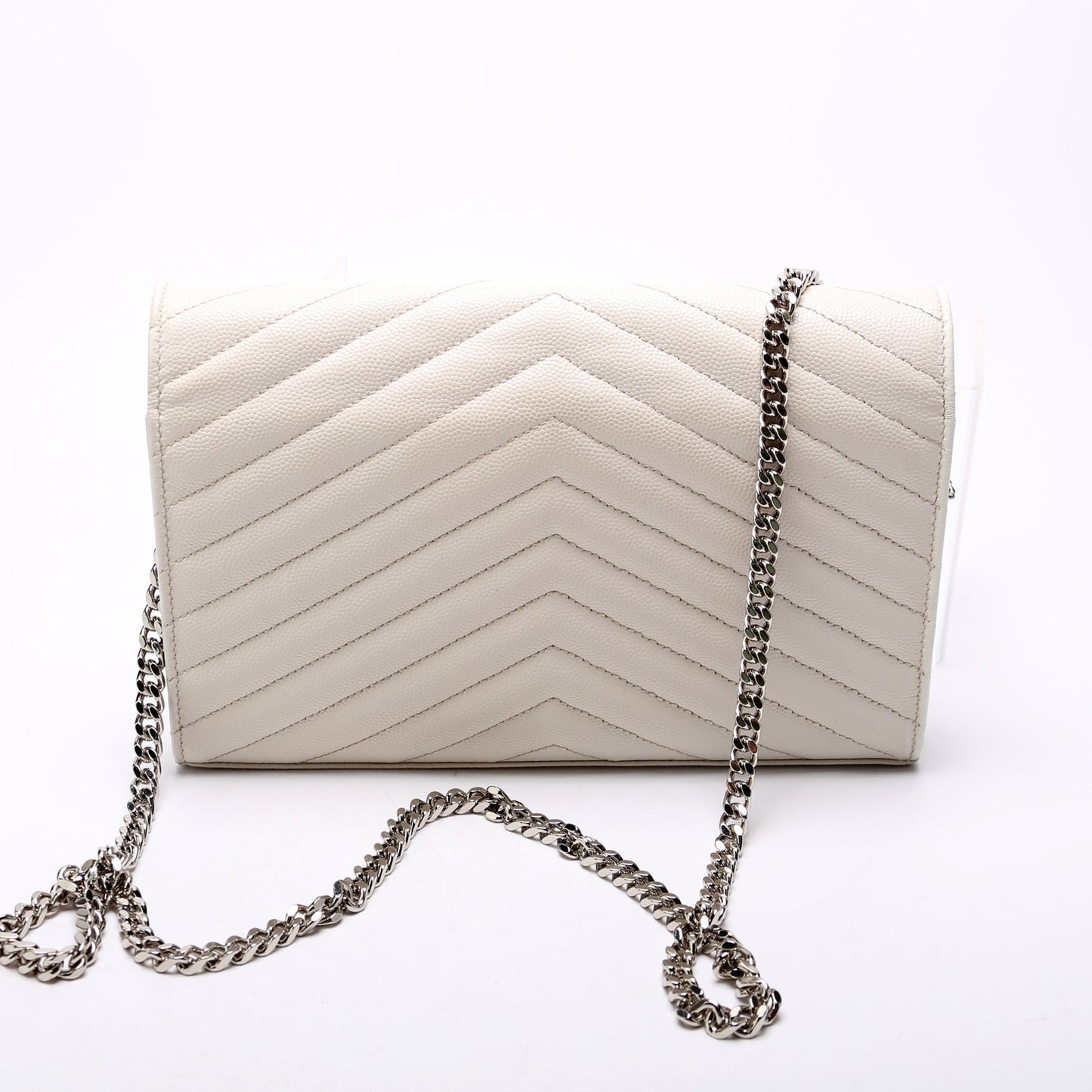 YSL Saint Laurent Grain De Wallet Bag Chain Travel Bag