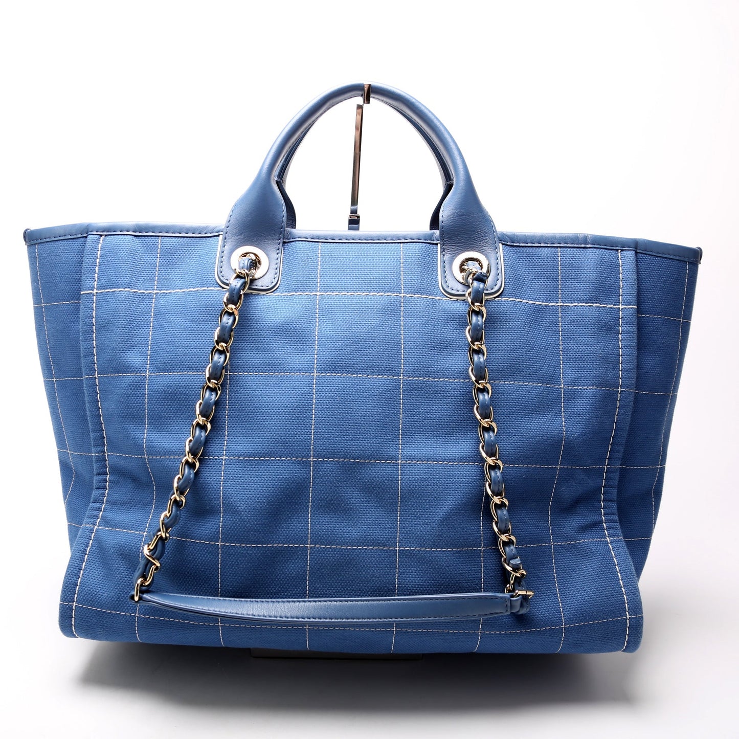 Chanel Deauville RFID Canvas Tote Bag