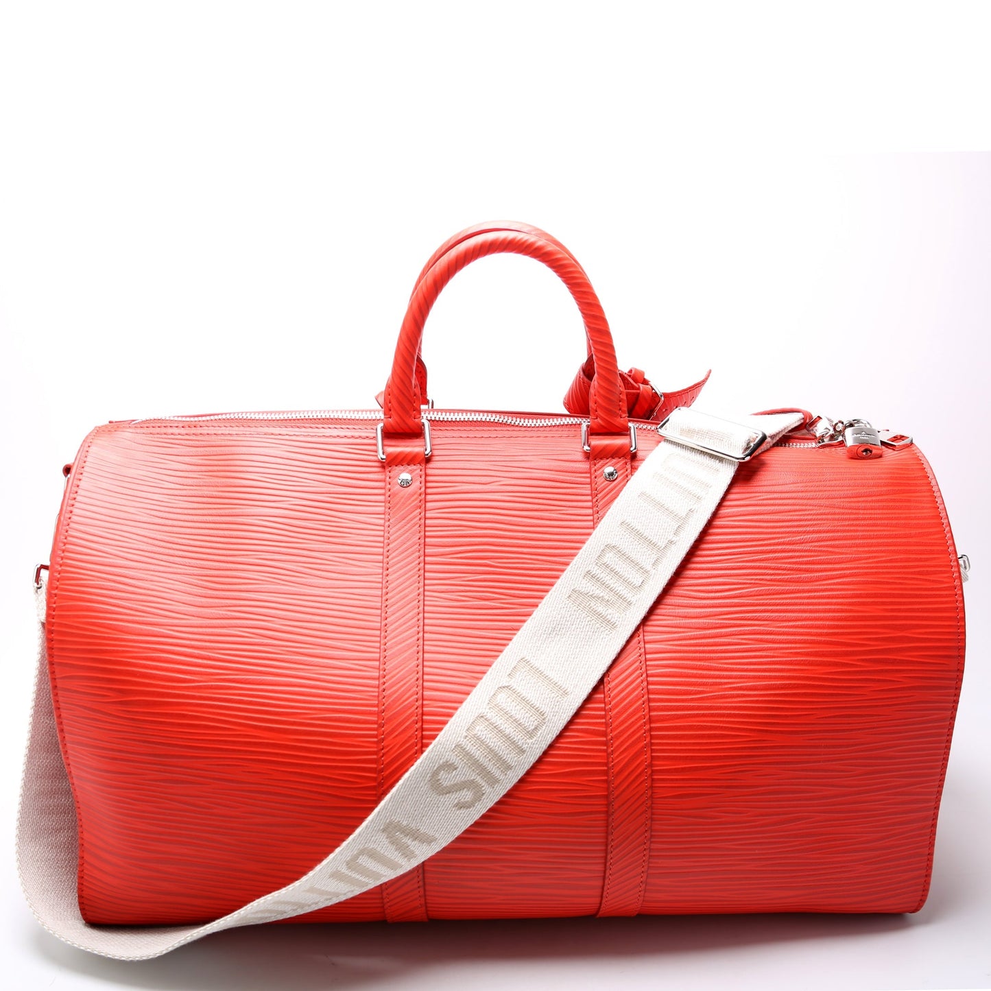 Louis Vuitton Keepall 50 Bandouliere NM Epi Travel Bag