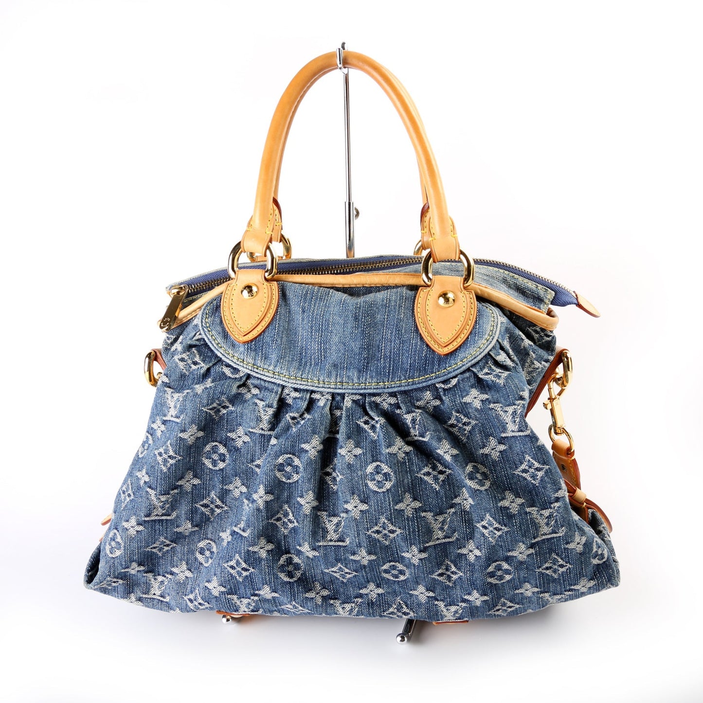 Louis Vuitton Neo Cabby MM Denim Handbag Denim 2