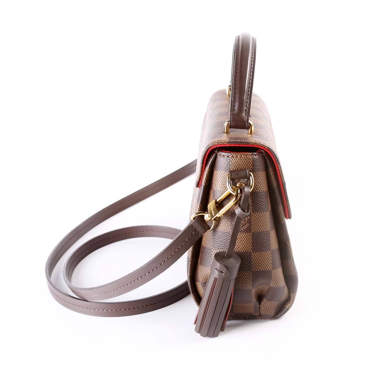 Louis Vuitton Croisette Ebene Damier Handbag Ebene 14