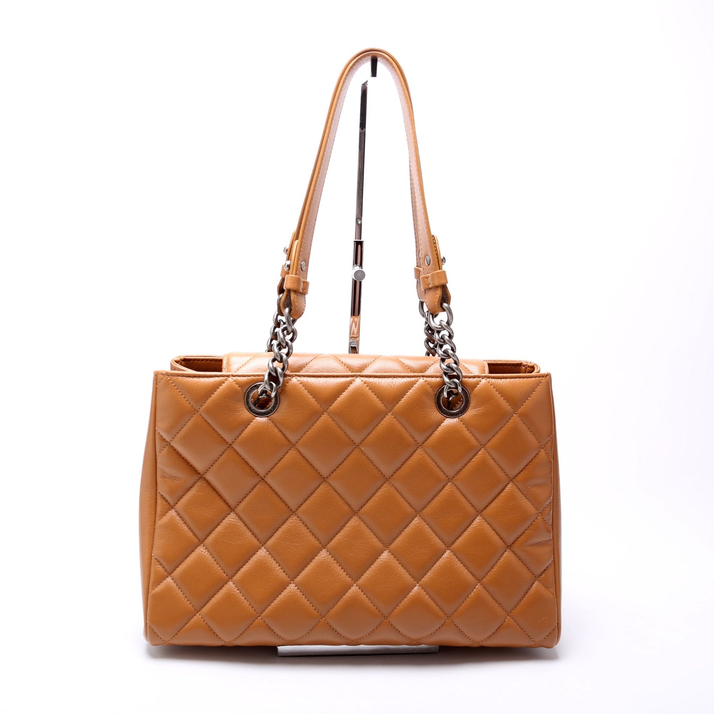 Chanel City Rock Shopping Quilted Goatskin 21M Tote Bag
