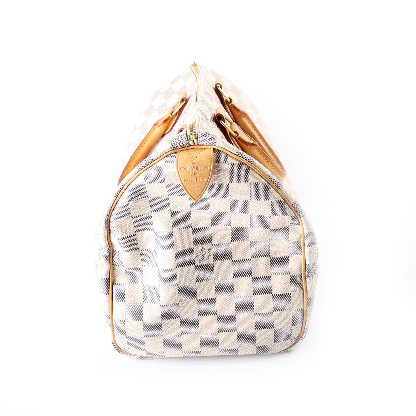 Louis Vuitton Speedy 30 Azur Damier Handbag Azur 37
