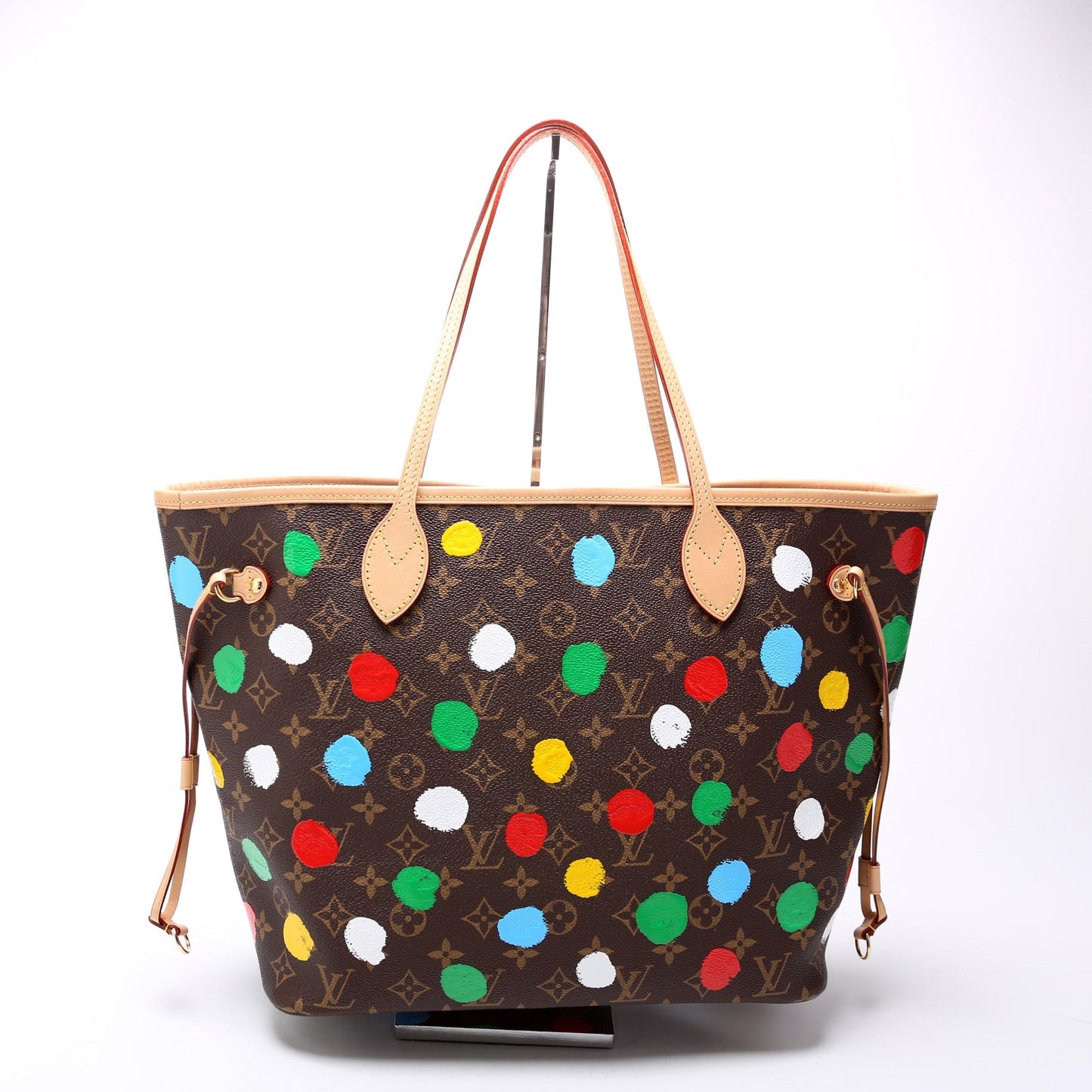 Louis Vuitton Neverfull W MM Painted Dots Wallet Case