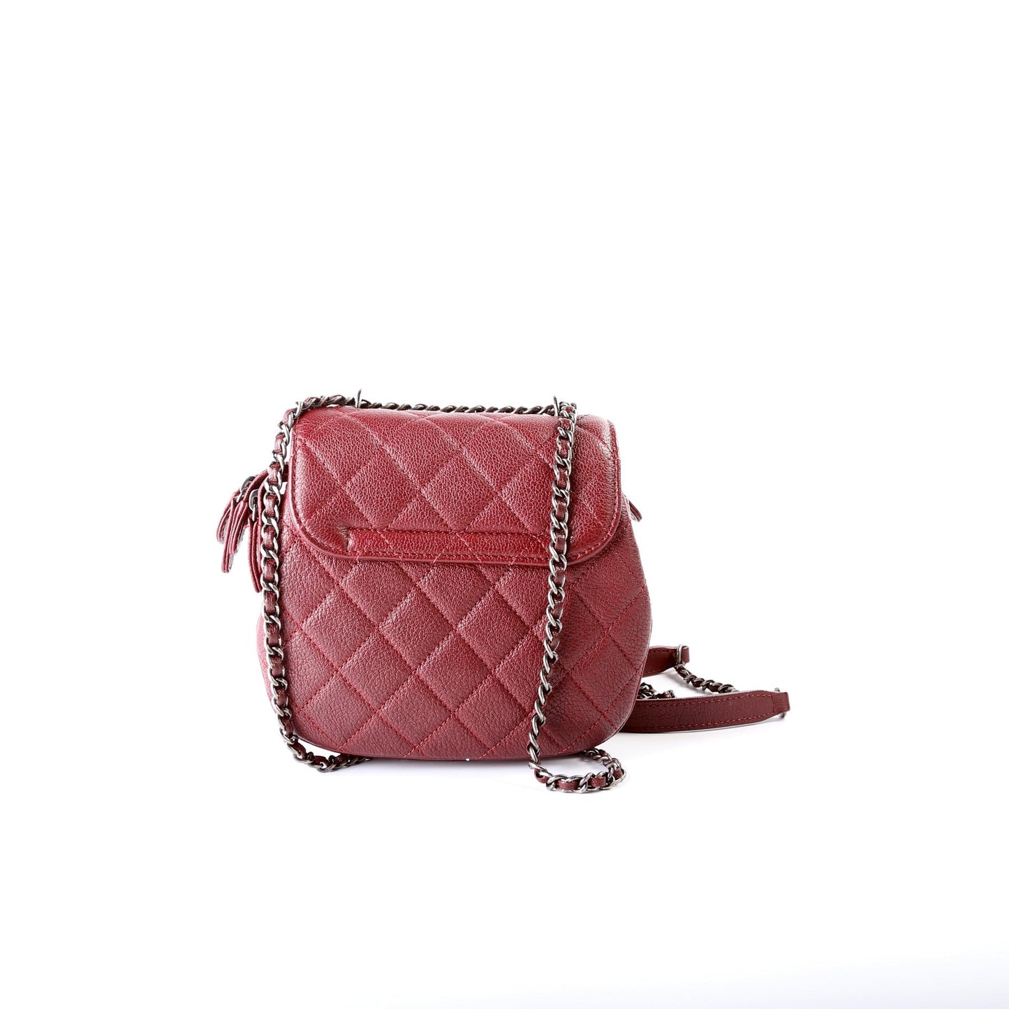 Chanel CC Waiter Flap Goatskin 21M Crossbody Bag
