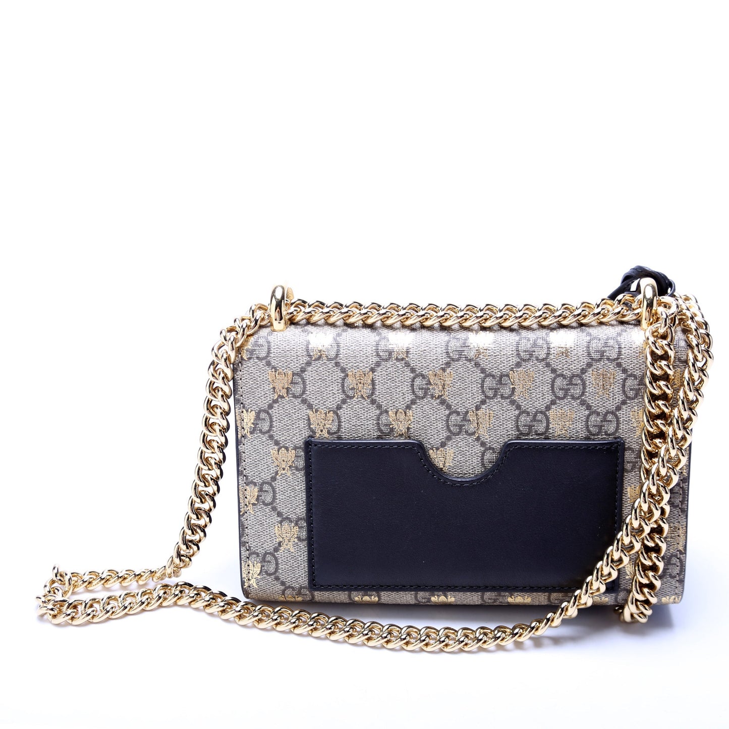 Gucci Padlock GG Supreme Bee Small Travel Bag
