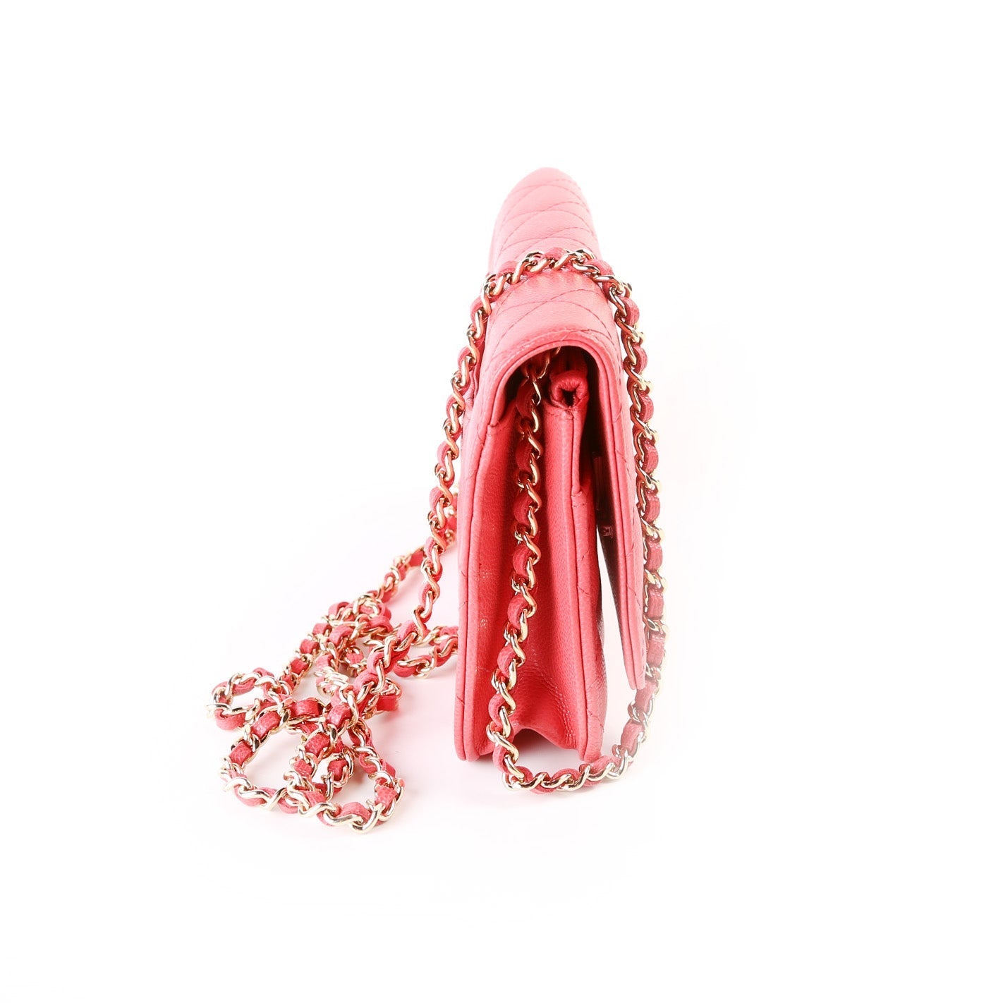 Chanel WOC Classic Quilted Caviar Clutch Bag Caviar 8