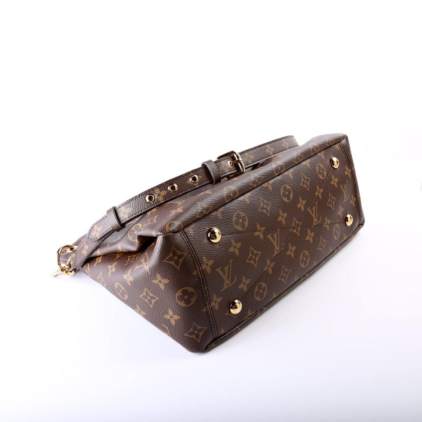 Louis Vuitton Pallas Side Monogram Canvas Tote Bag Side 8