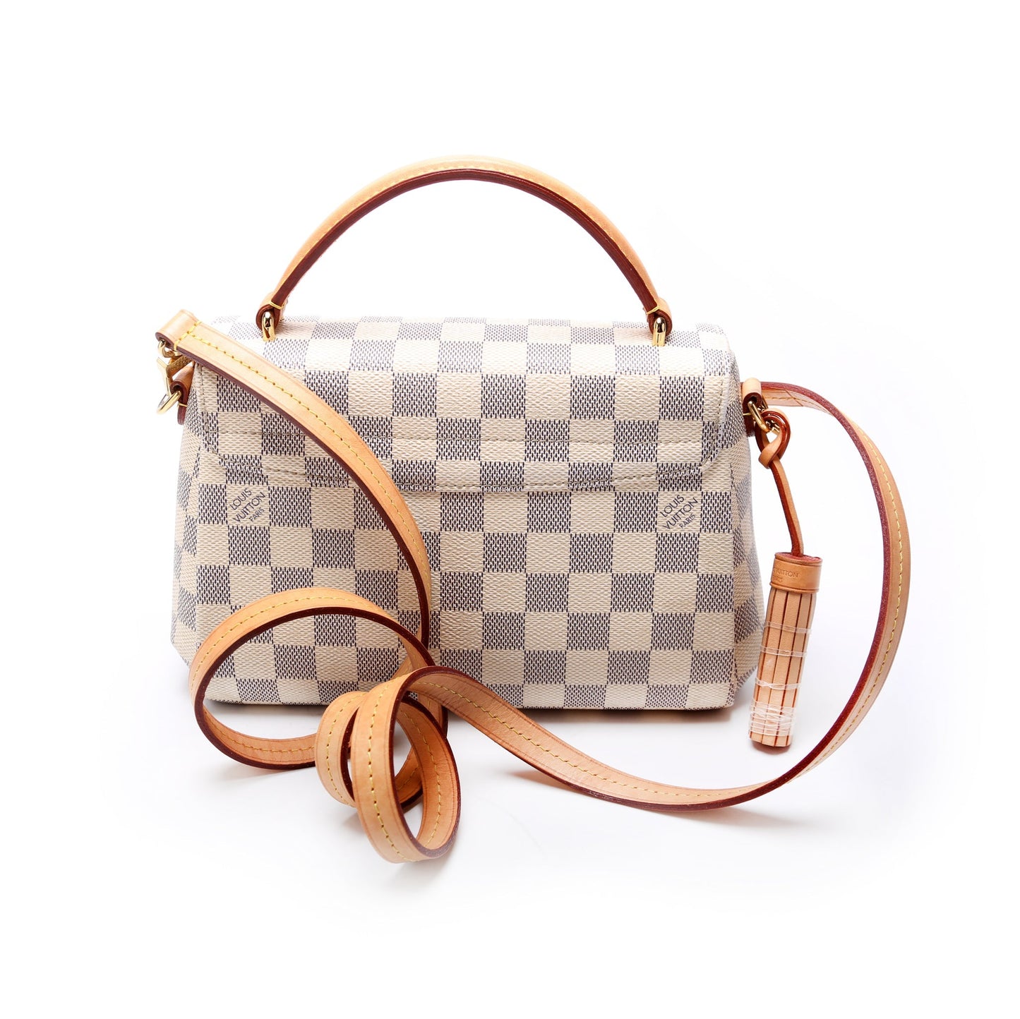 Louis Vuitton Croisette Azur Damier Handbag Azur 15