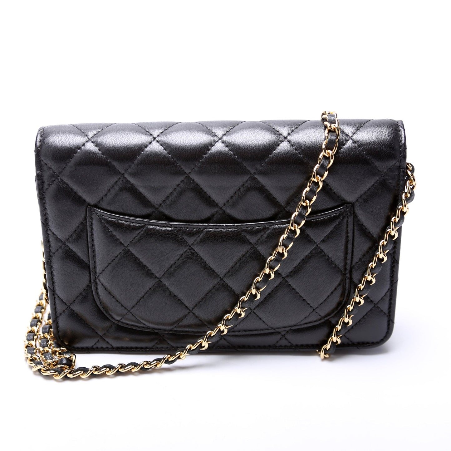 Chanel WOC Classic Quilted Lambskin Clutch Bag Lambskin 2
