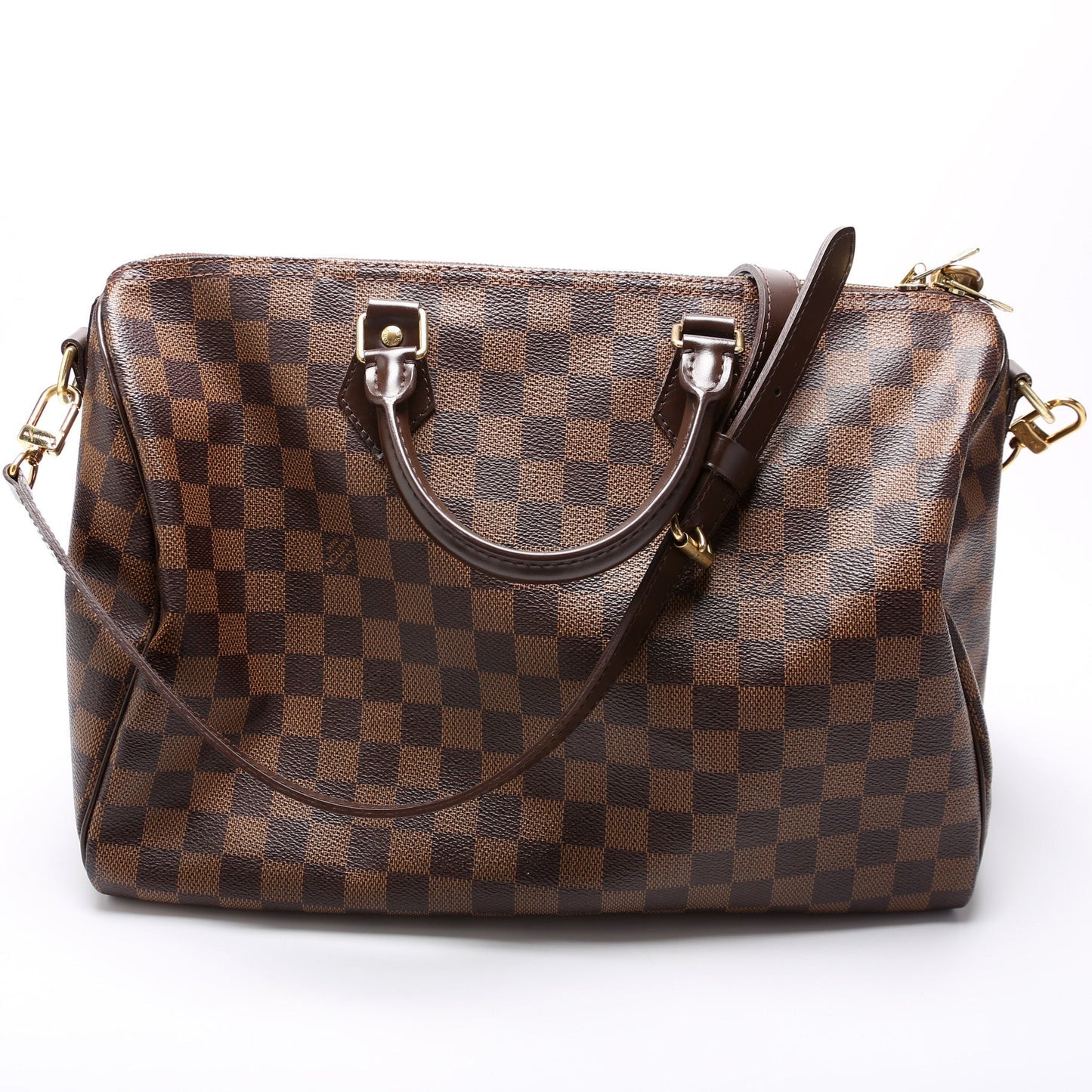 Louis Vuitton Speedy 35 Bandouliere Ebene Damier Handbag Ebene 12