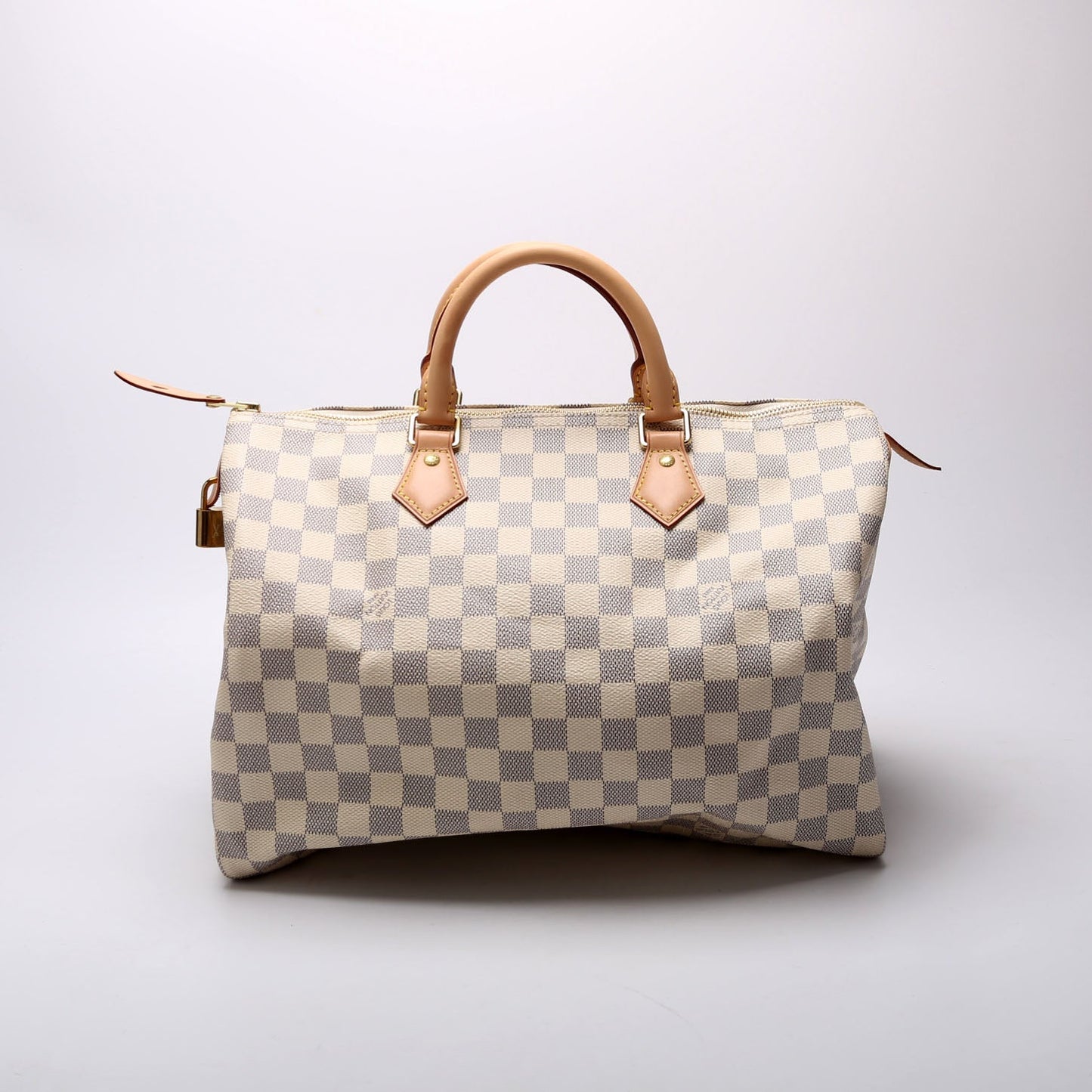 Louis Vuitton Speedy 35 Azur Damier Handbag Azur 7