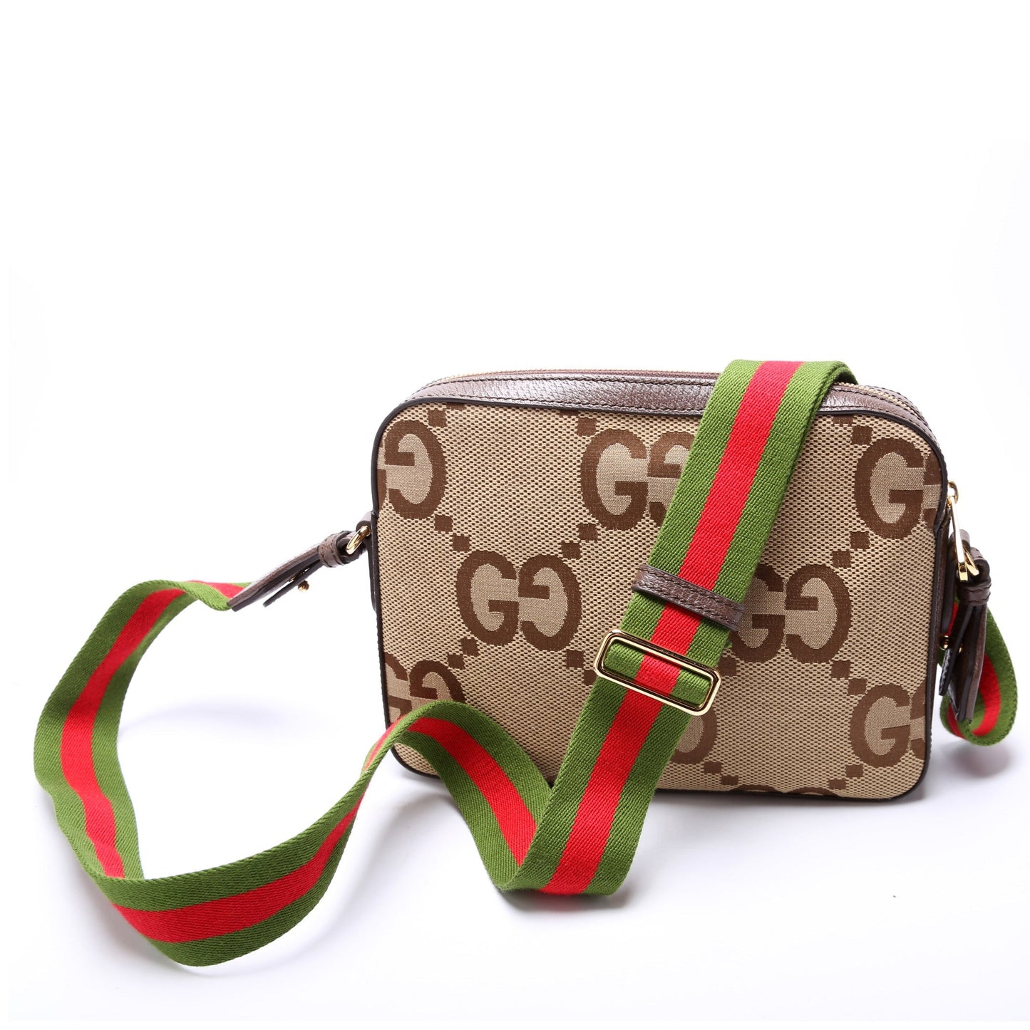 Gucci Jumbo GG Messenger Canvas Travel Bag