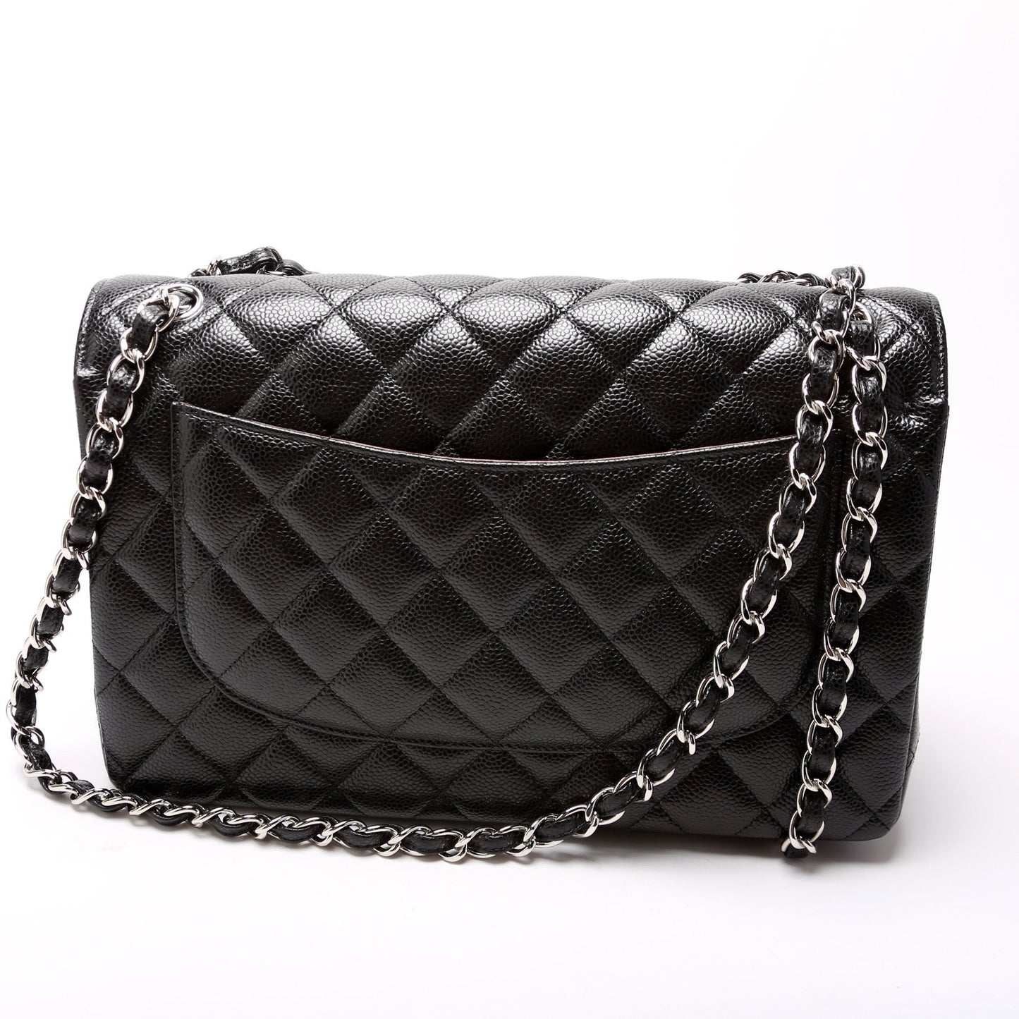 Chanel Classic Flap Jumbo Caviar RFID Handbag