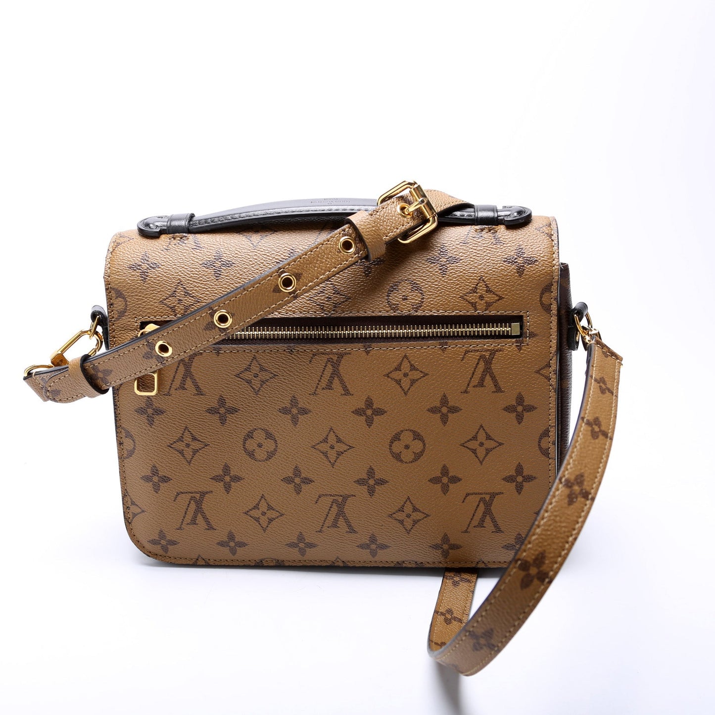 Louis Vuitton Pochette Metis Reverse Monogram Clutch Bag Monogram 12