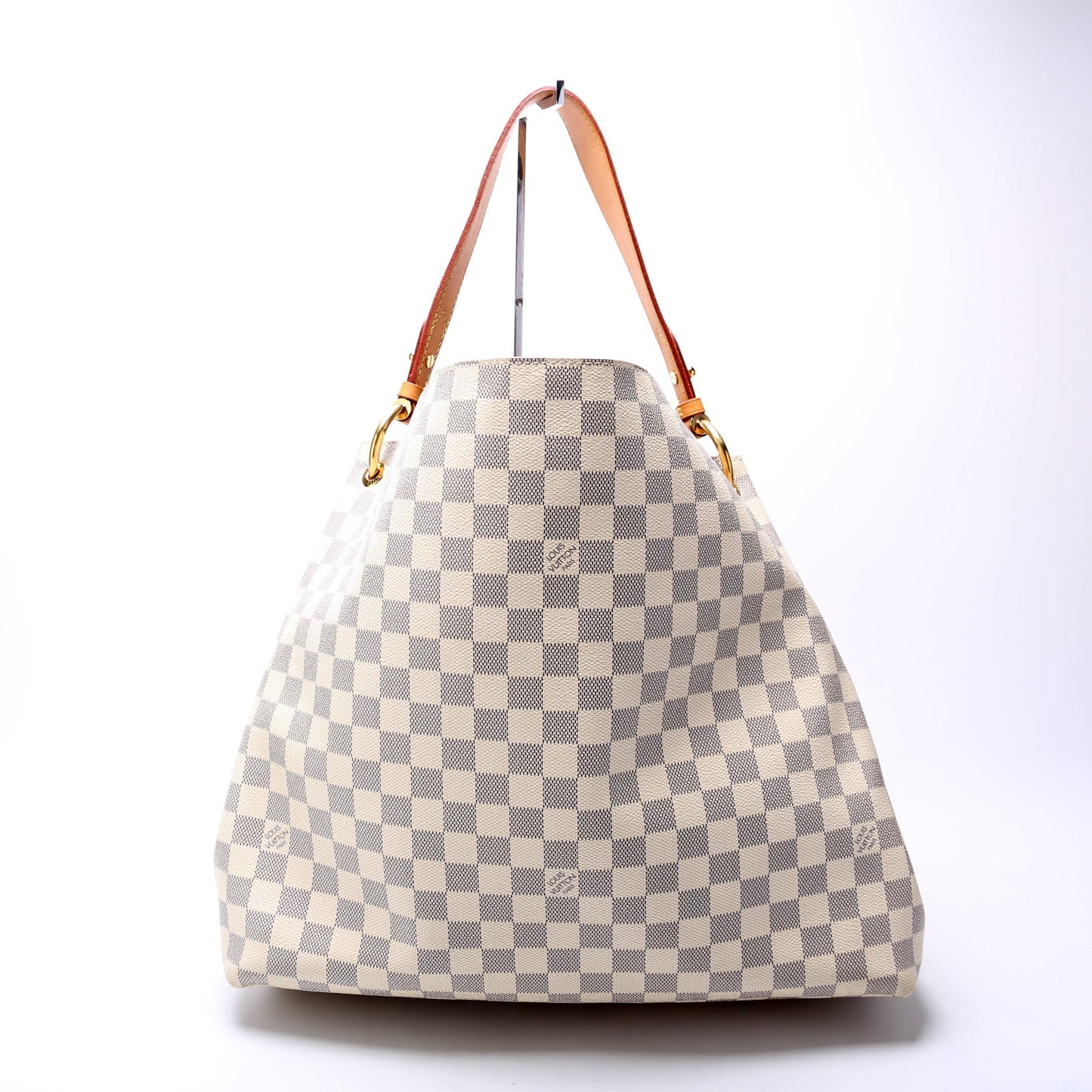 Louis Vuitton Graceful MM Azur Damier Handbag Azur 10