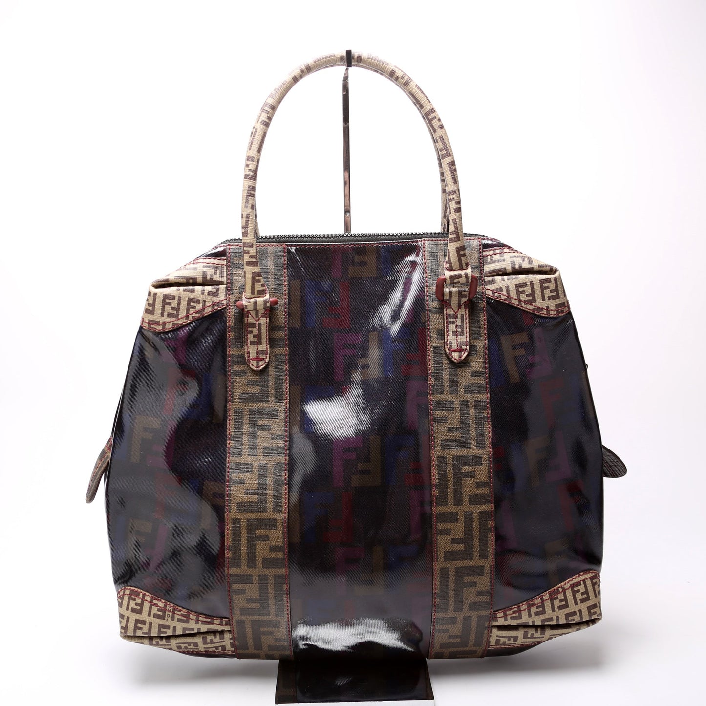 Fendi 8Bl096 Spalmati Mix Tote Bag Large