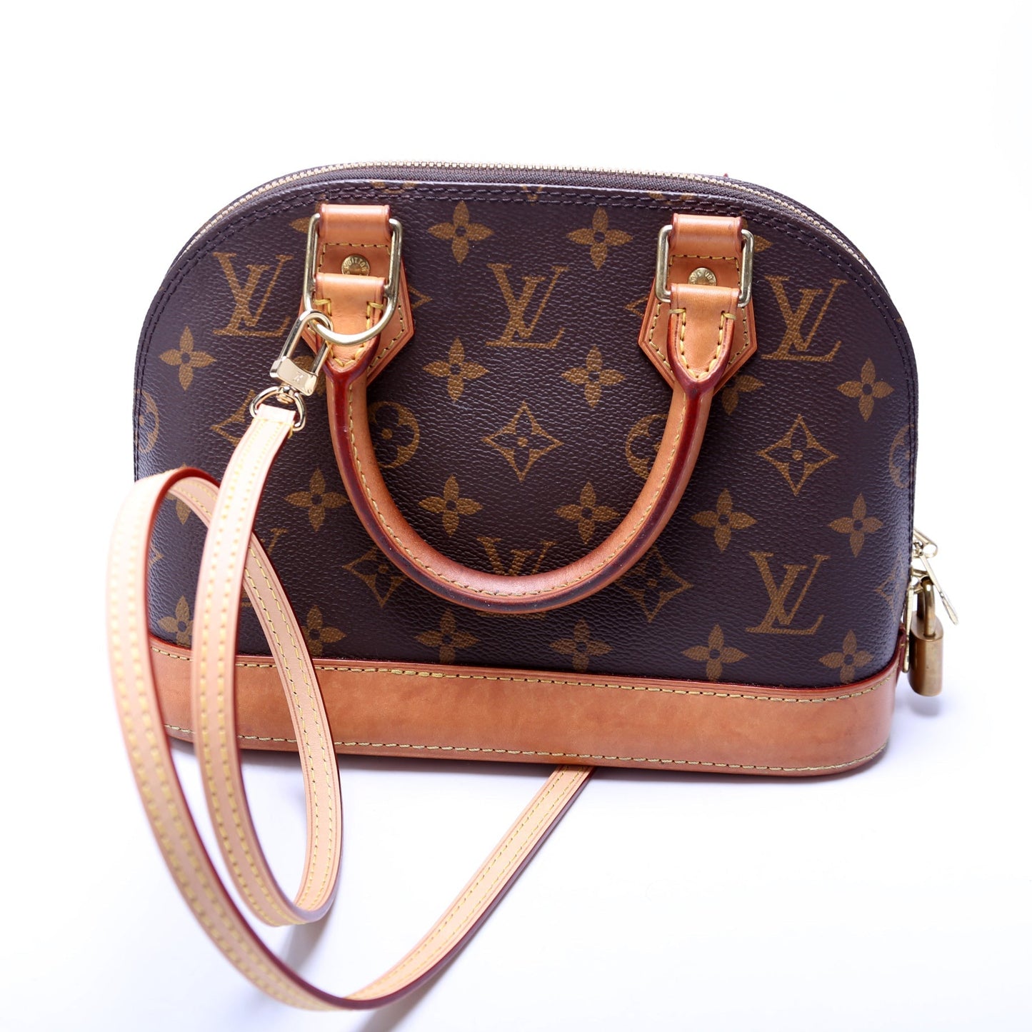Louis Vuitton Alma BB Monogram Handbag Monogram 14