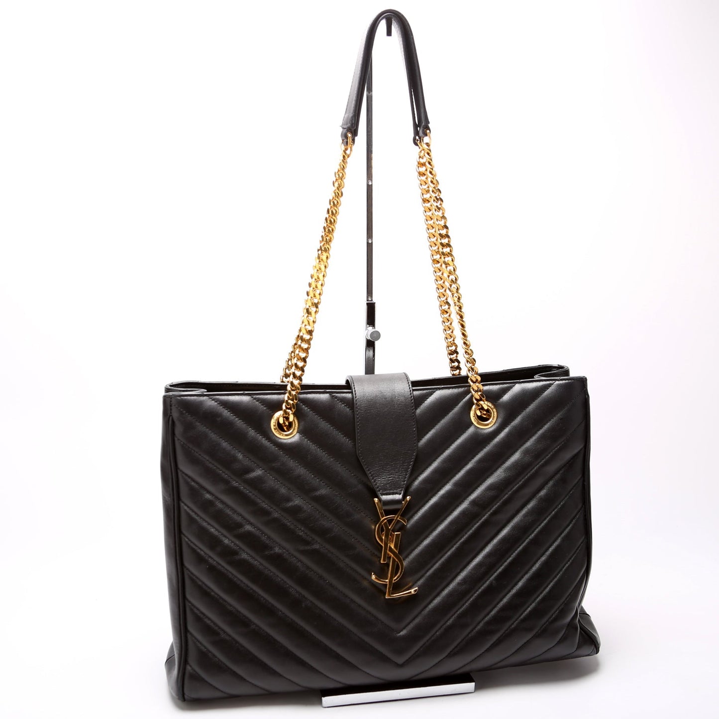 YSL Saint Laurent Saint Laurent Cassandre Lambskin Shopping Tote Bag