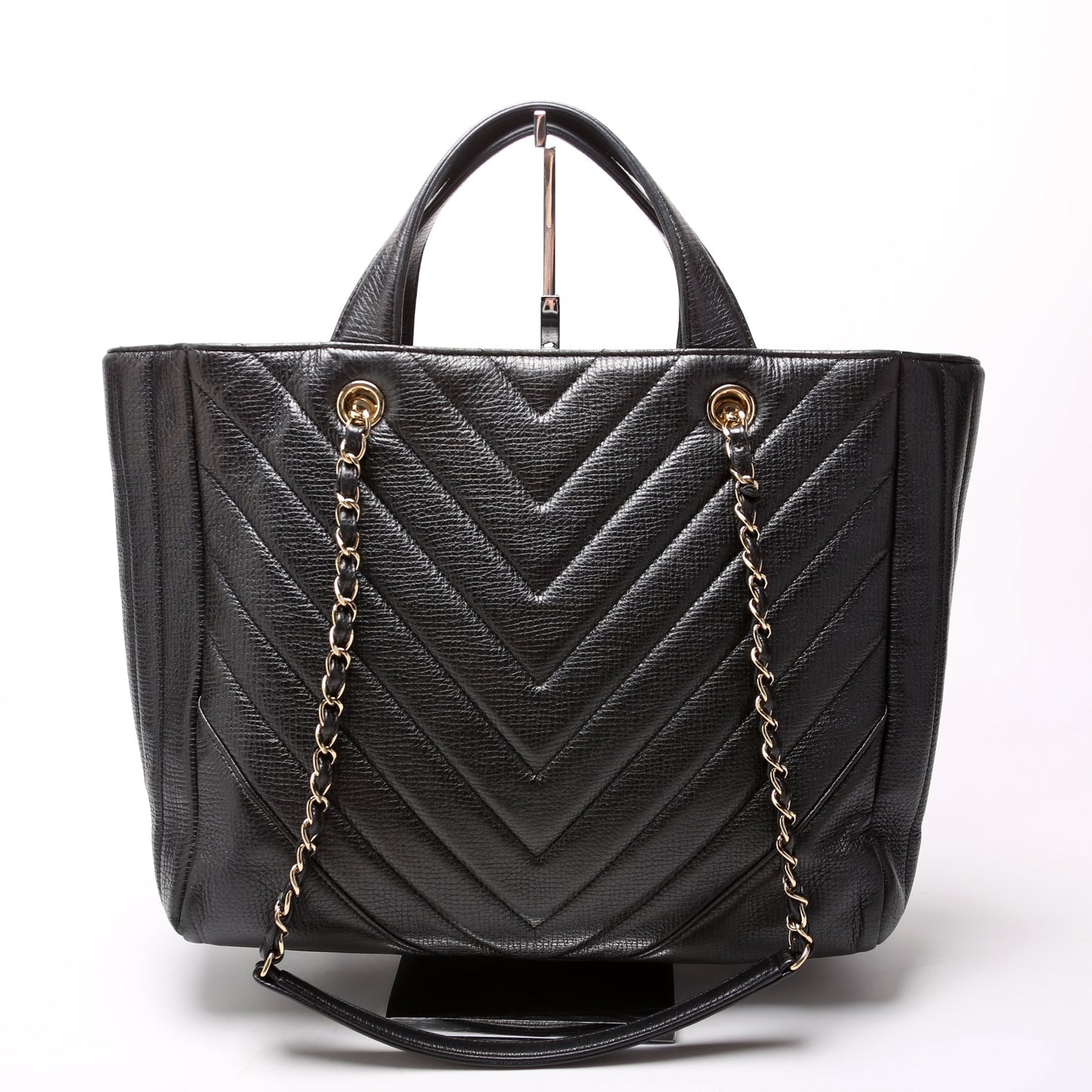 Chanel Chevron Statement 24M Tote Bag