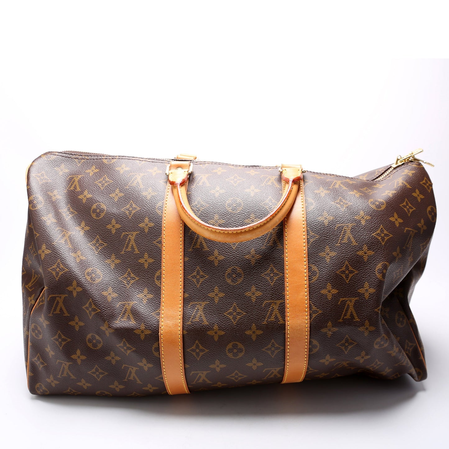 Louis Vuitton Keepall 50 Monogram Travel Bag Monogram 16