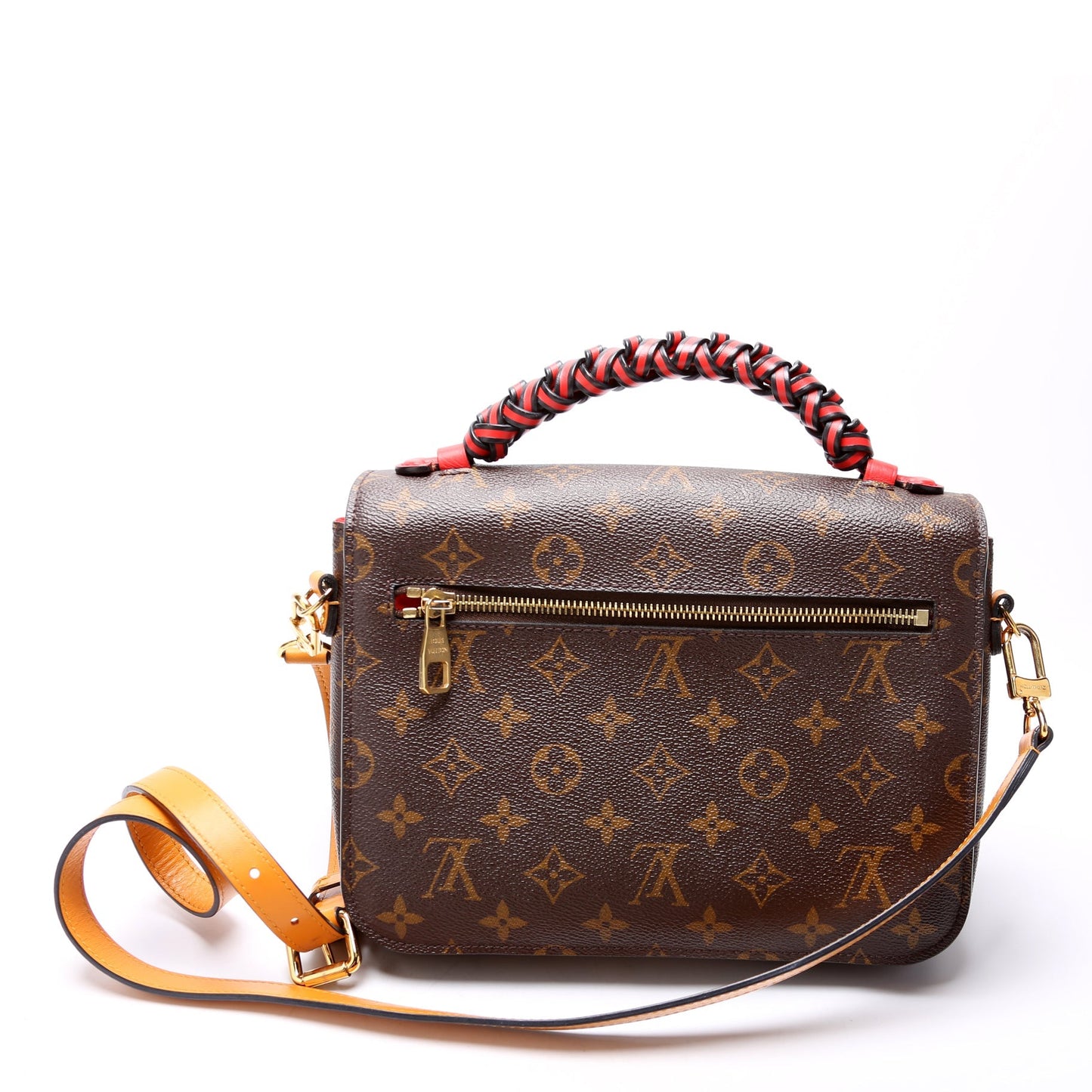 Louis Vuitton Pochette Metis Braided Monogram Clutch Bag Braided 2