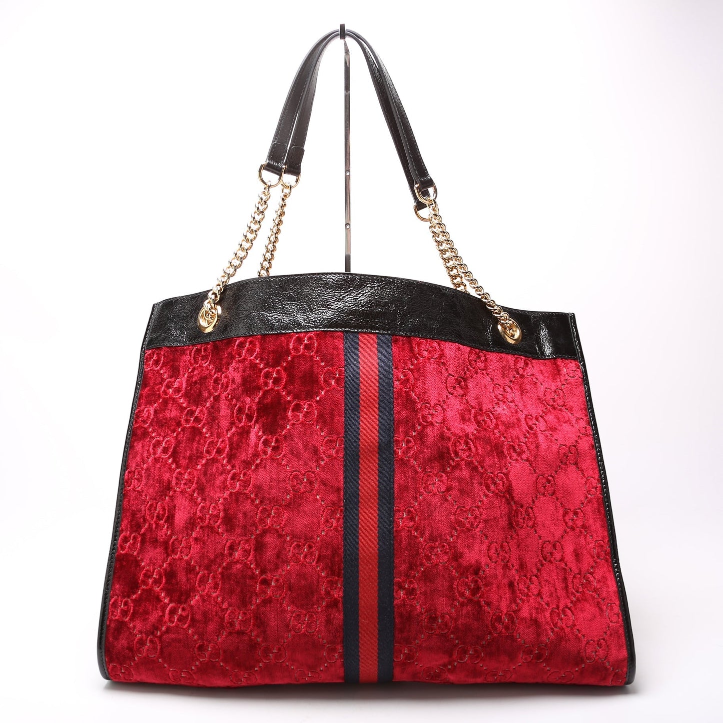 Gucci GG Velvet Rajah Tote Bag