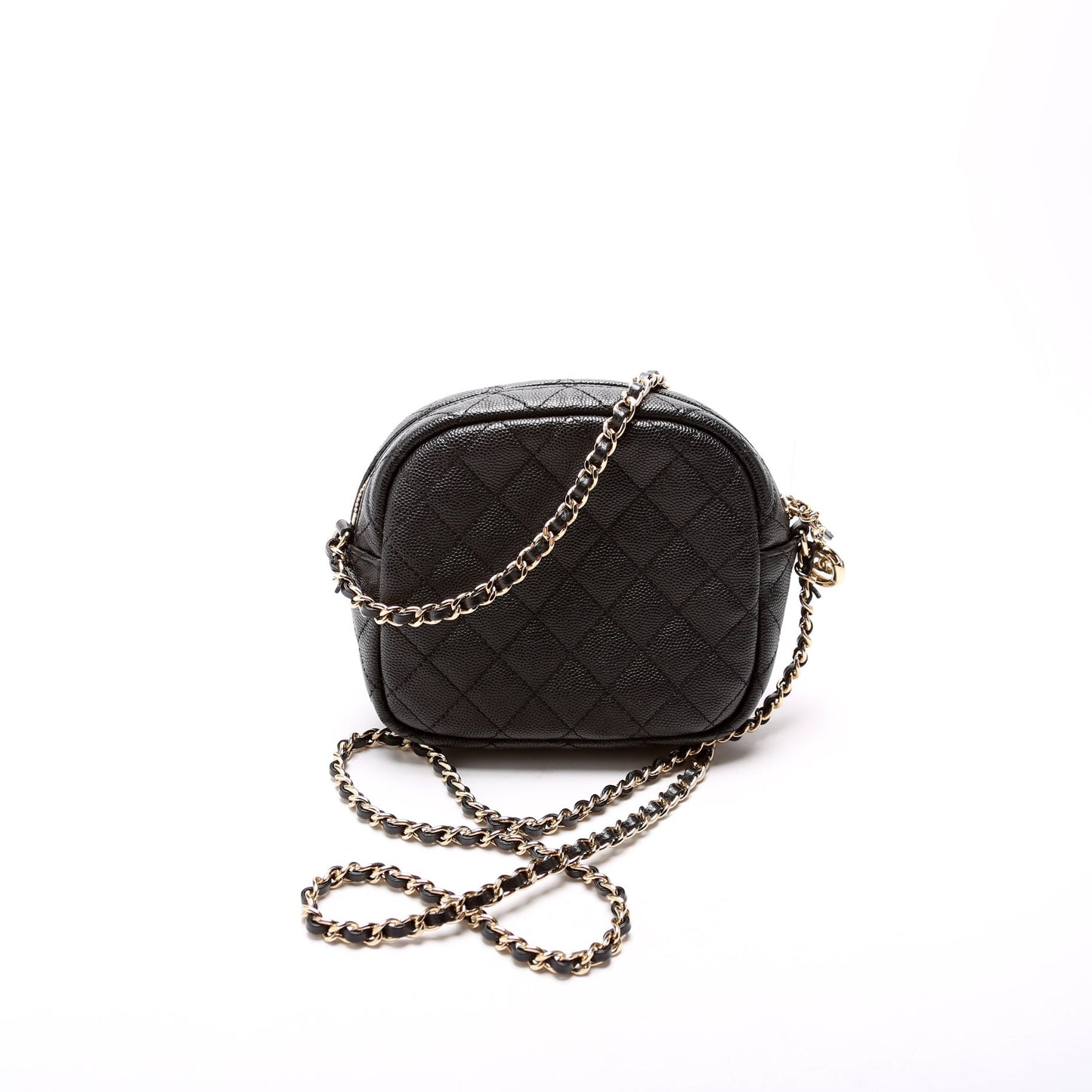 Chanel CC Day Camera Quilted Caviar 27M Handbag