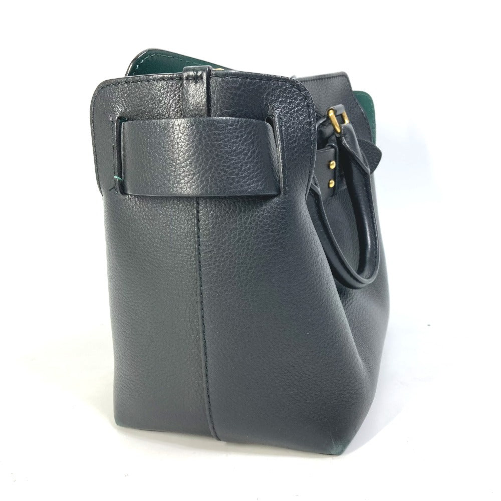 Burberry Shoulder Bag Handbag Bag Shoulder Bag Belt Bag Leather Black Logo