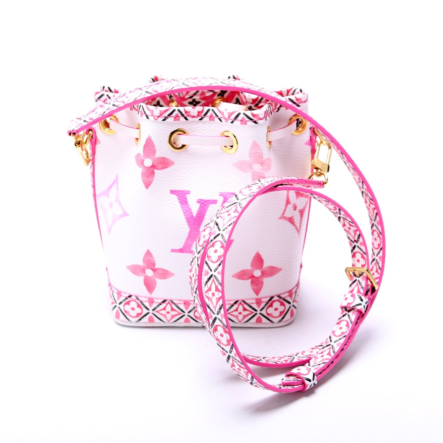 Louis Vuitton Noe "By Pool" Watercolor Nano Handbag