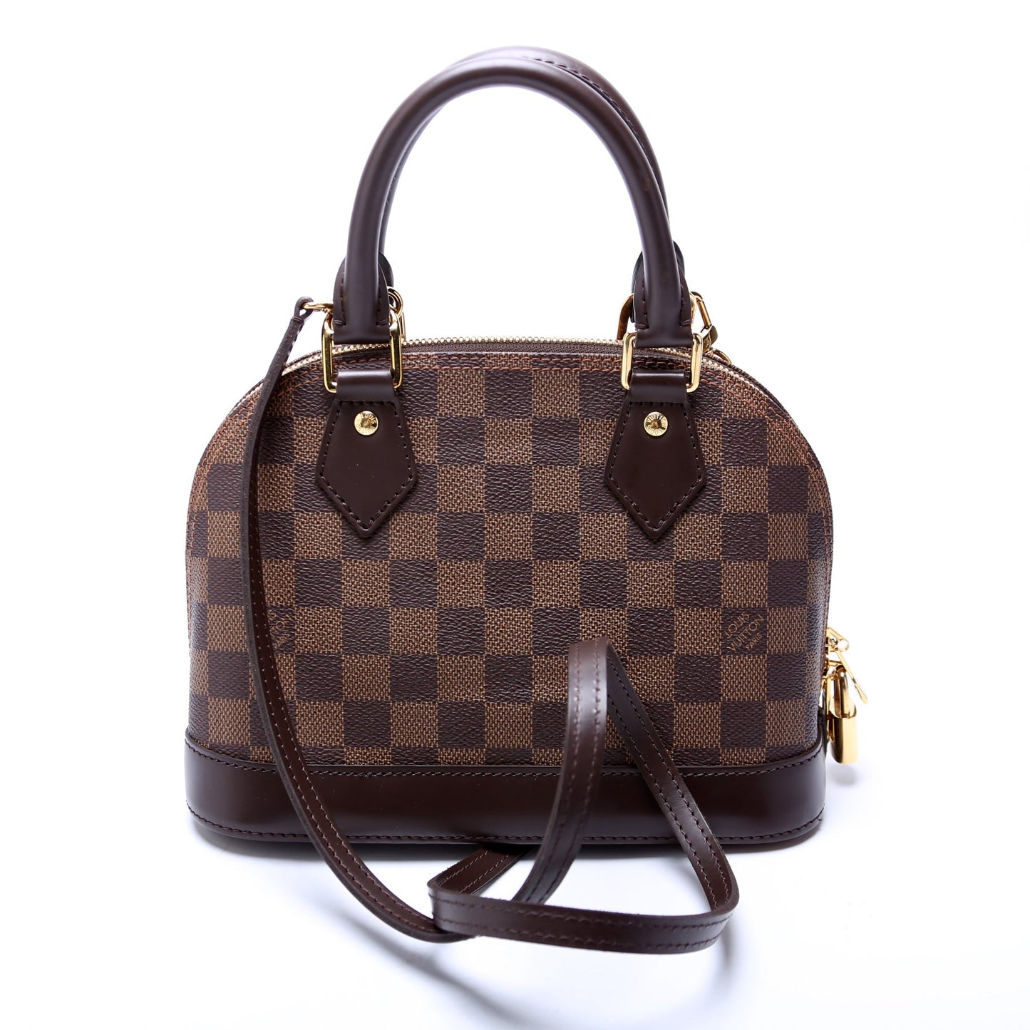 Louis Vuitton Alma BB Ebene Damier Handbag Ebene 7