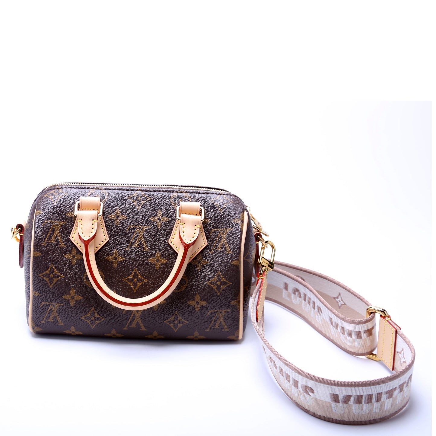 Louis Vuitton Speedy 20 Bandouliere Monogram Canvas Handbag Monogram 1