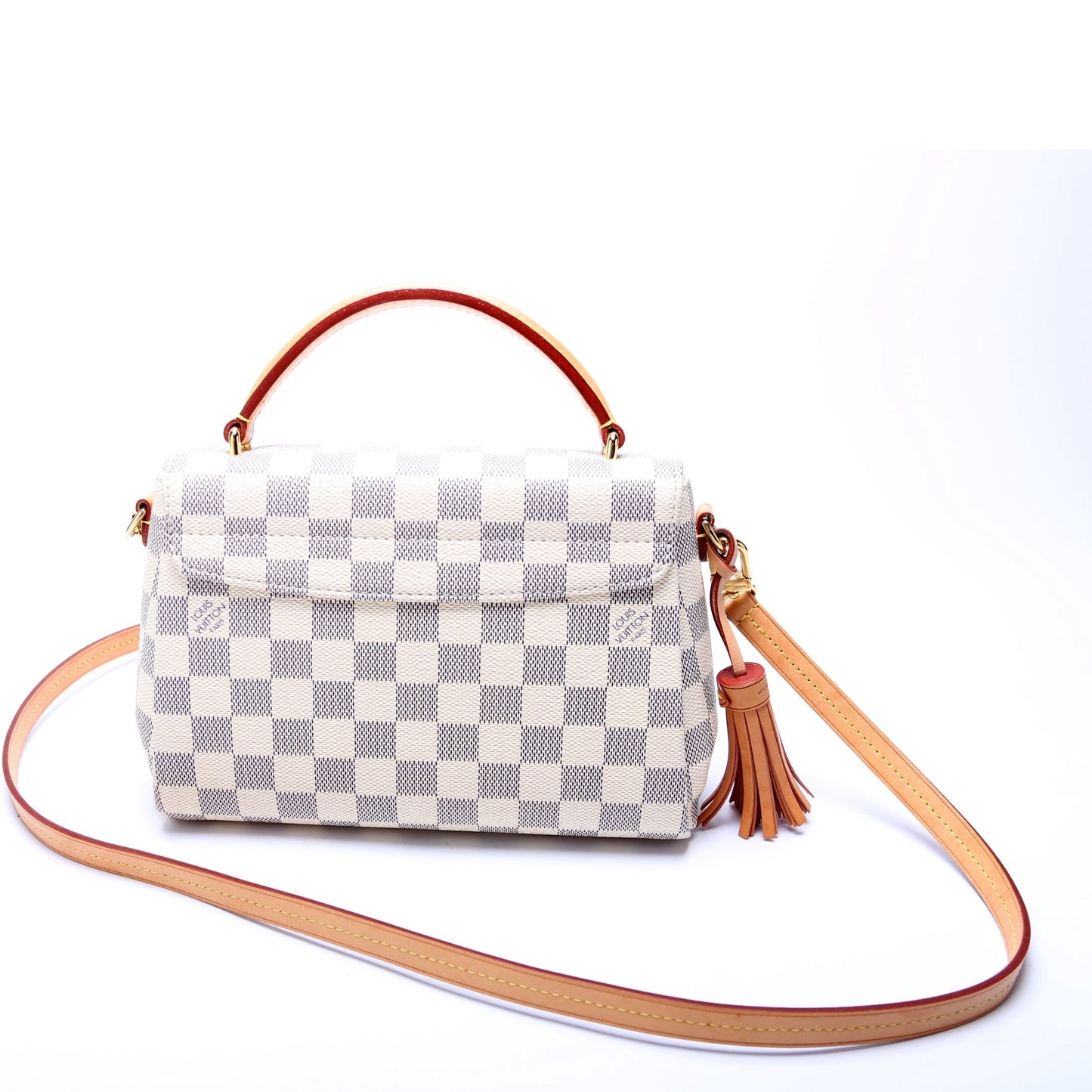 Louis Vuitton Croisette Azur Damier Handbag Azur 17