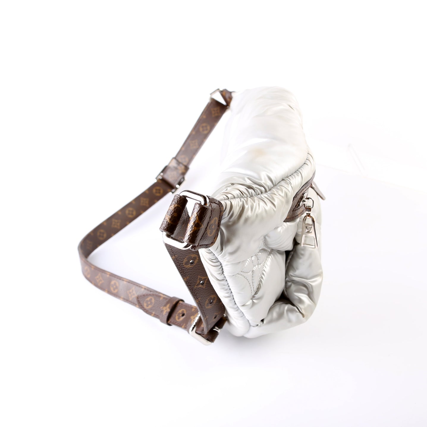 Louis Vuitton Maxi Bumbag Pillow Sier Monogram Silver Handbag