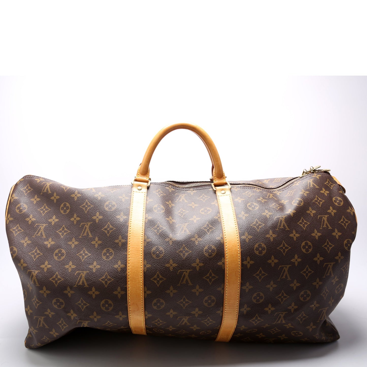 Louis Vuitton Keepall 60 Monogram Travel Bag Monogram 14