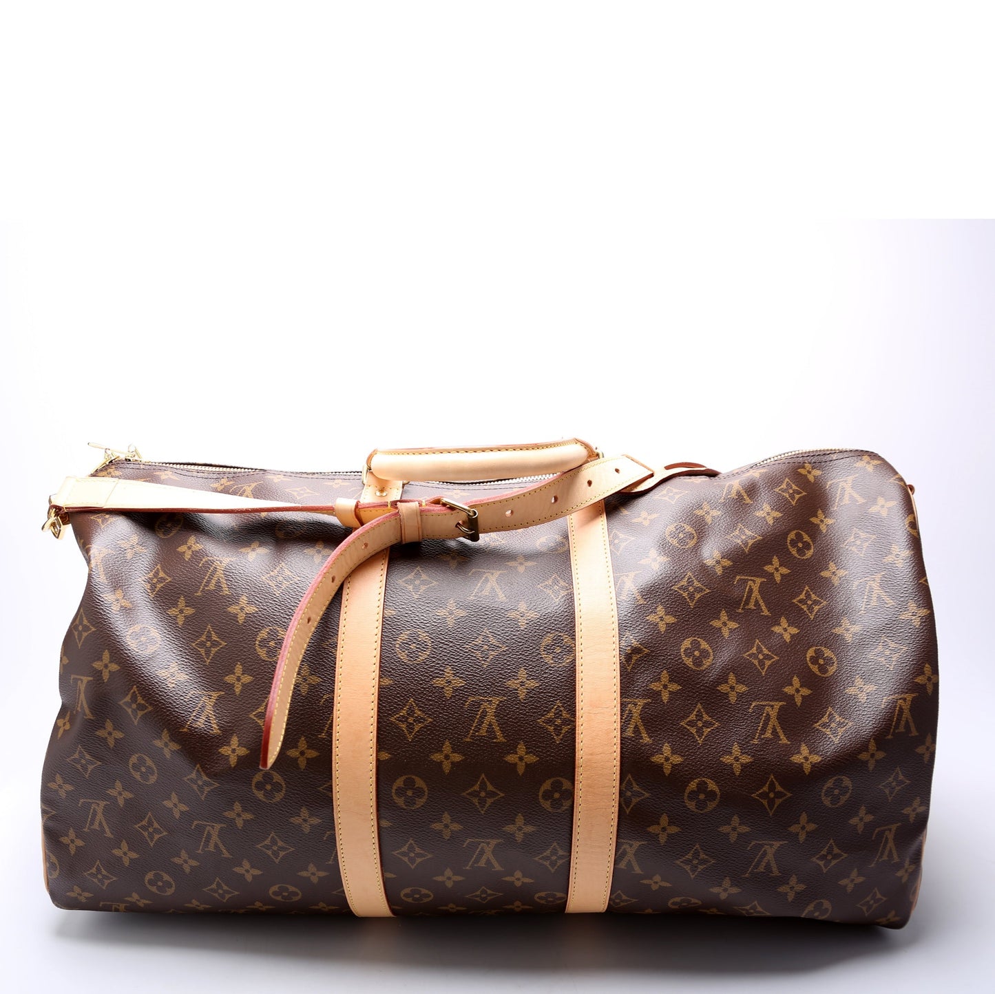 Louis Vuitton Keepall 55 Bandouliere Monogram Travel Bag Bandouliere 9