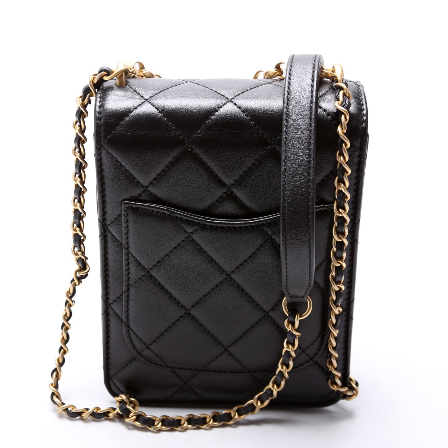 Chanel North South Flap Pearl Resin CC Handbag