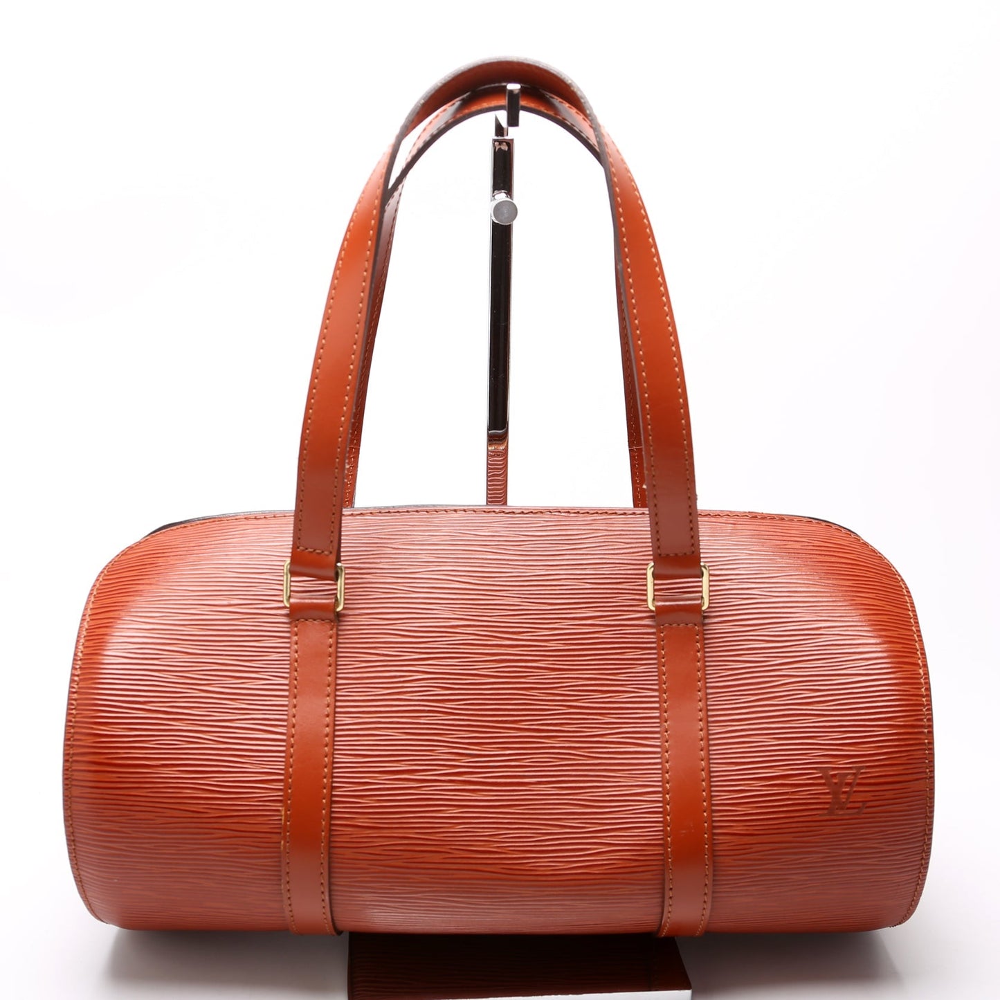 Louis Vuitton Soufflot Brown Epi Handbag