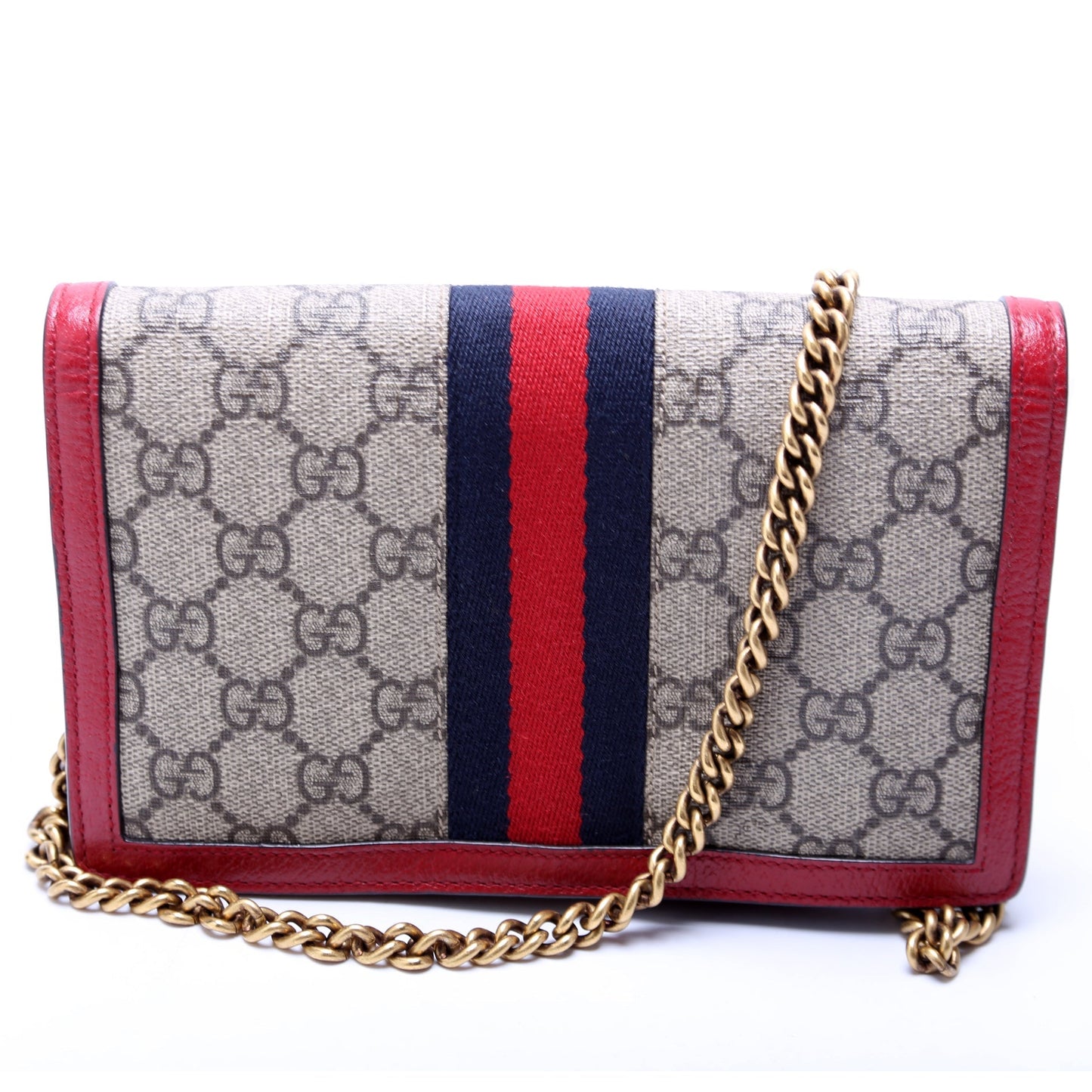 Gucci Queen Margaret WOC Red Travel Bag