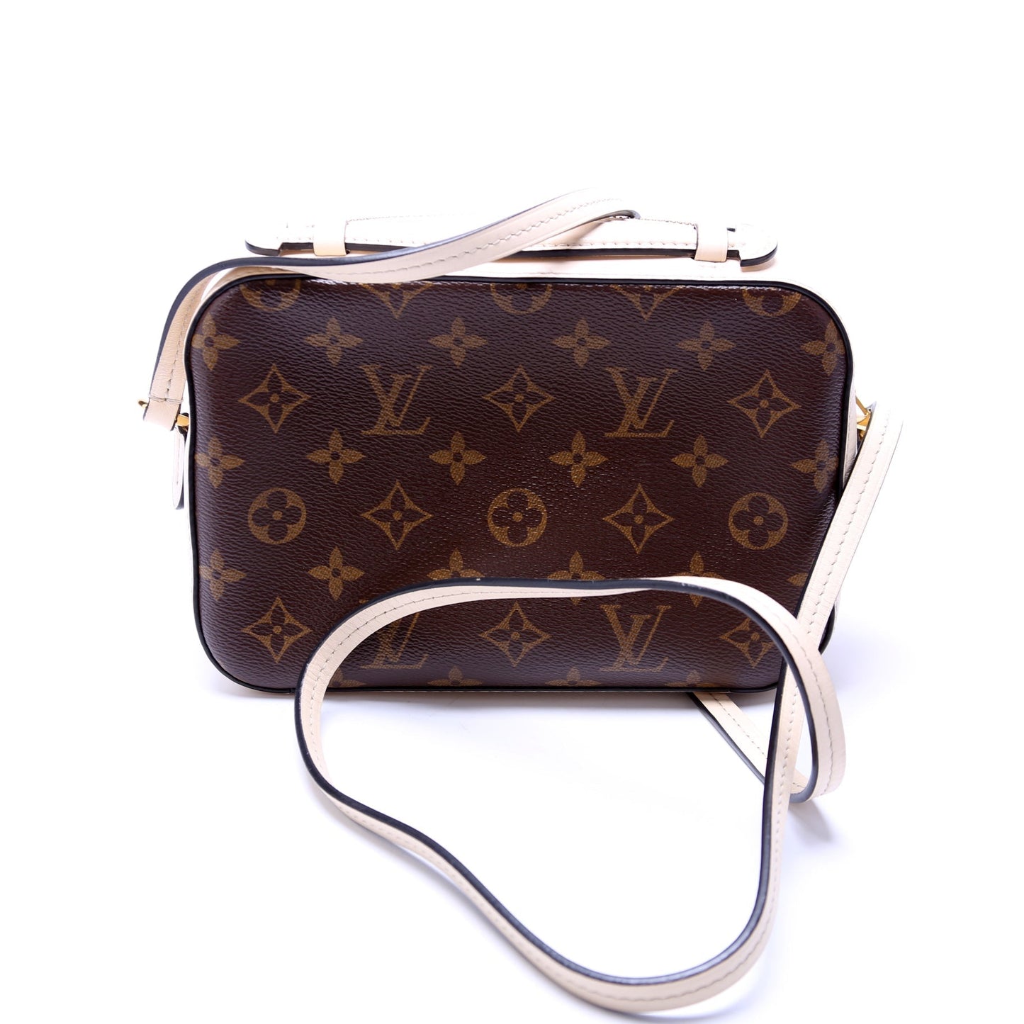 Louis Vuitton Saintonge Monogram White Handbag