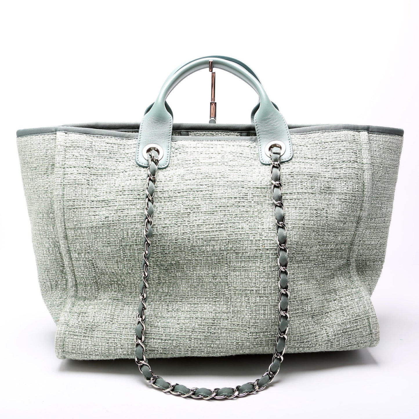 Chanel Deauville Mixed Fibers 25M Handbag