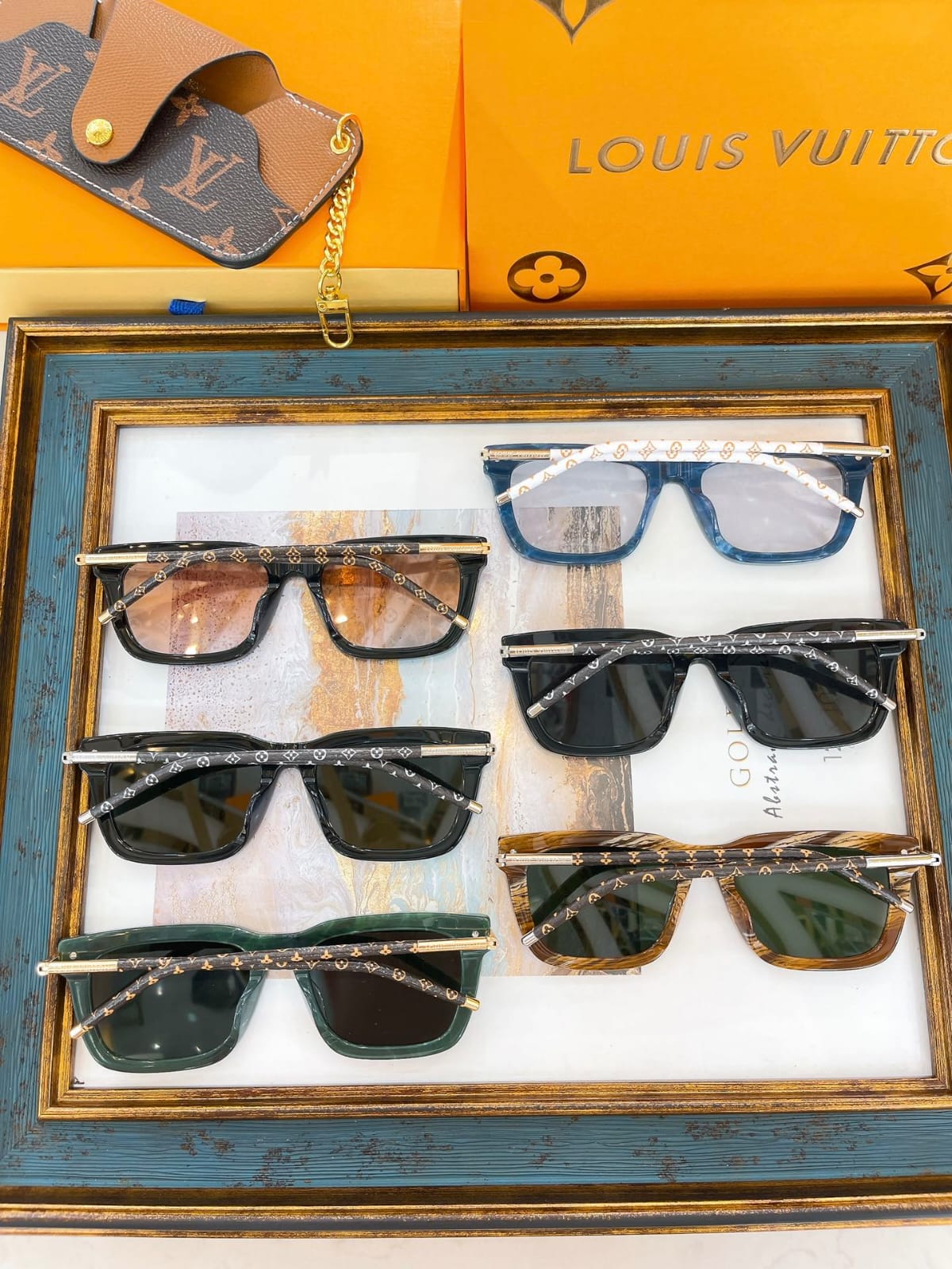 Louis Vuitton MNG Blaze Square Sunglasses