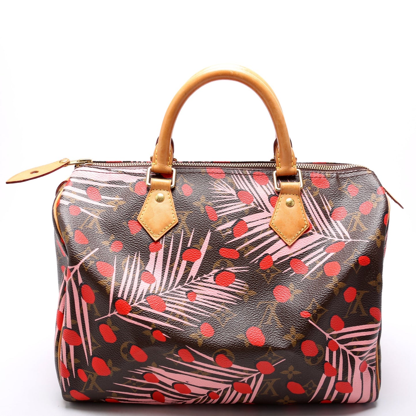 Louis Vuitton Speedy 30 Jungle Dots Monogram Pink Handbag