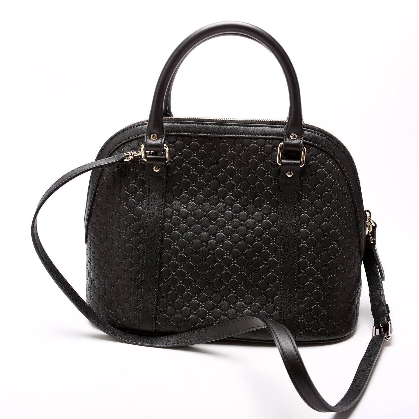 Gucci Dome Black Medium Travel Bag