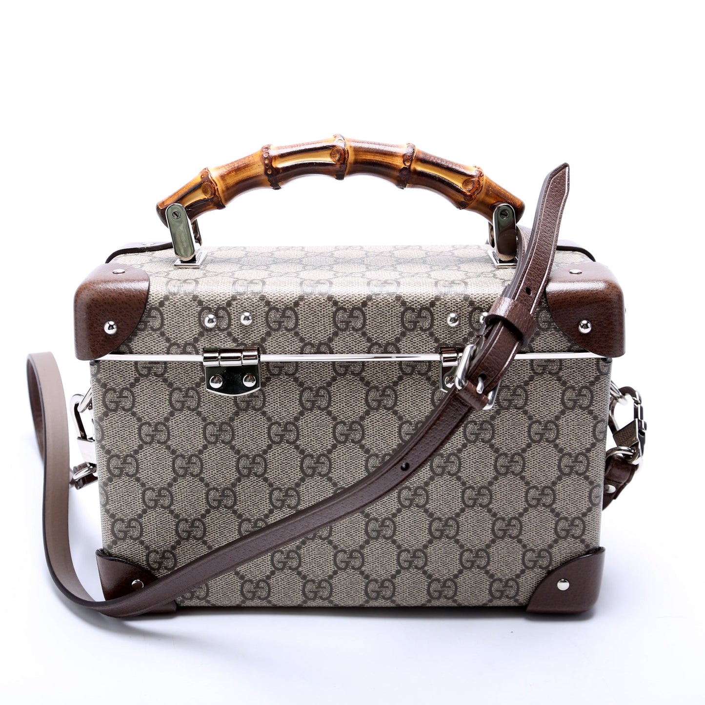 Gucci Globe Trotter Vanity Brown Travel Bag