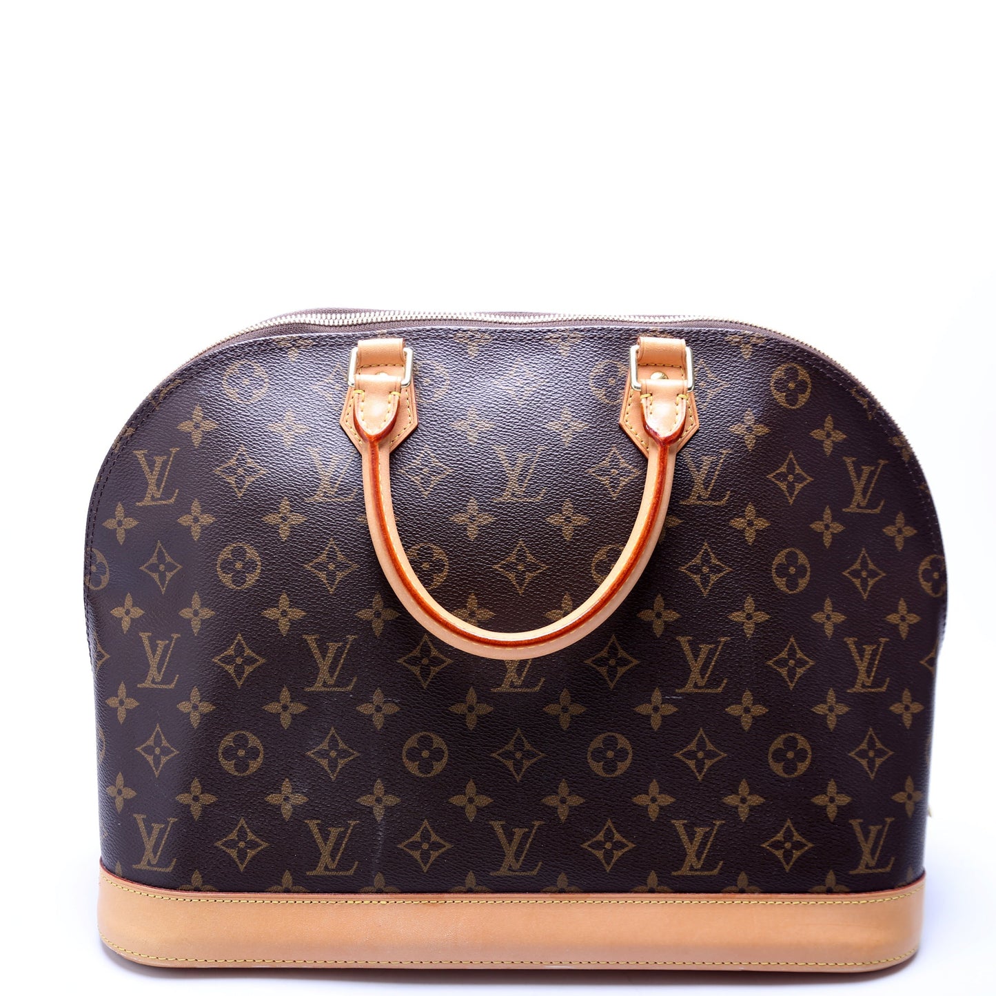 Louis Vuitton Alma MM Newer Monogram Handbag Newer 1
