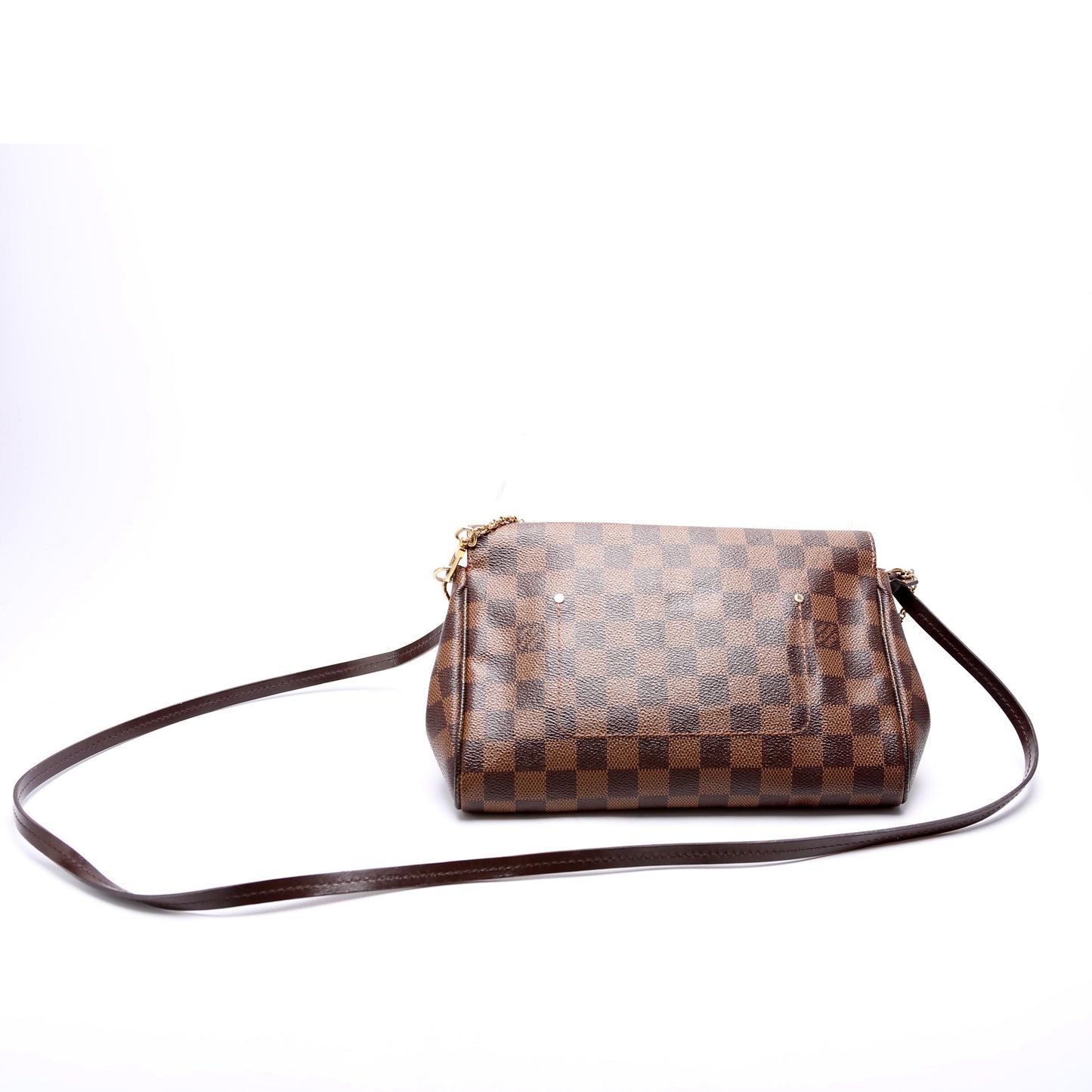Louis Vuitton Favorite MM Ebene Damier Handbag Ebene 26